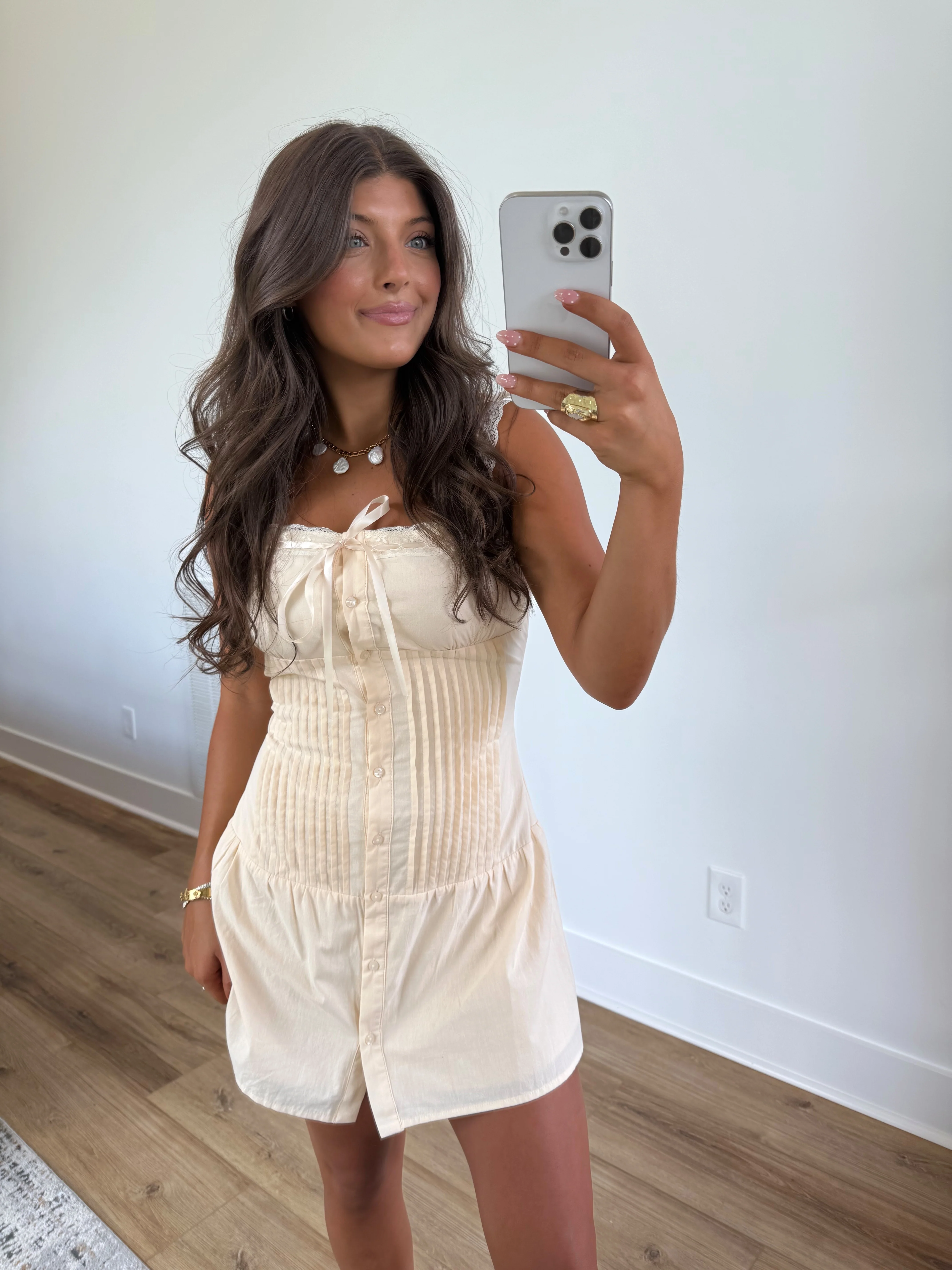 The Harvest Ribbon Mini Dress - Image 4