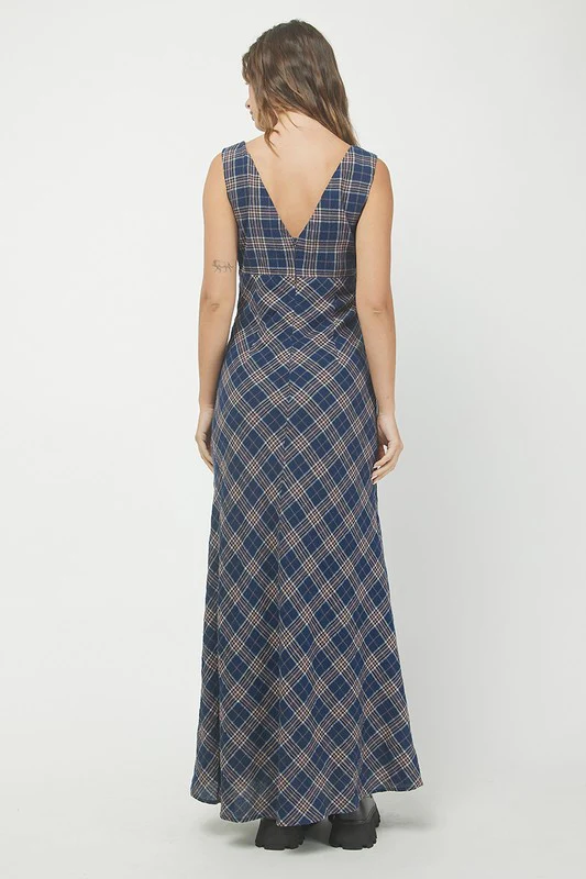The Heritage Check Dress (Navy) - Image 9