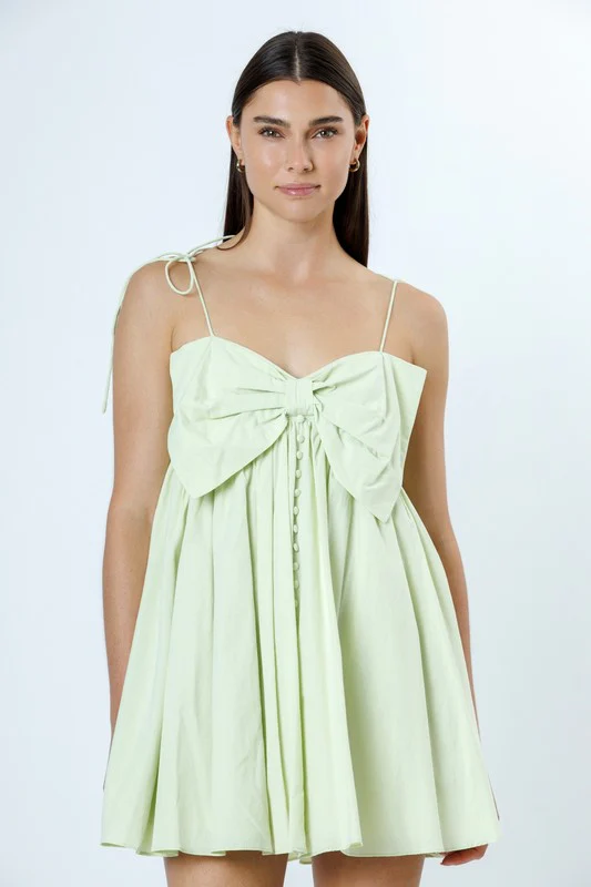 The Honeydew Bow Dress - Image 7