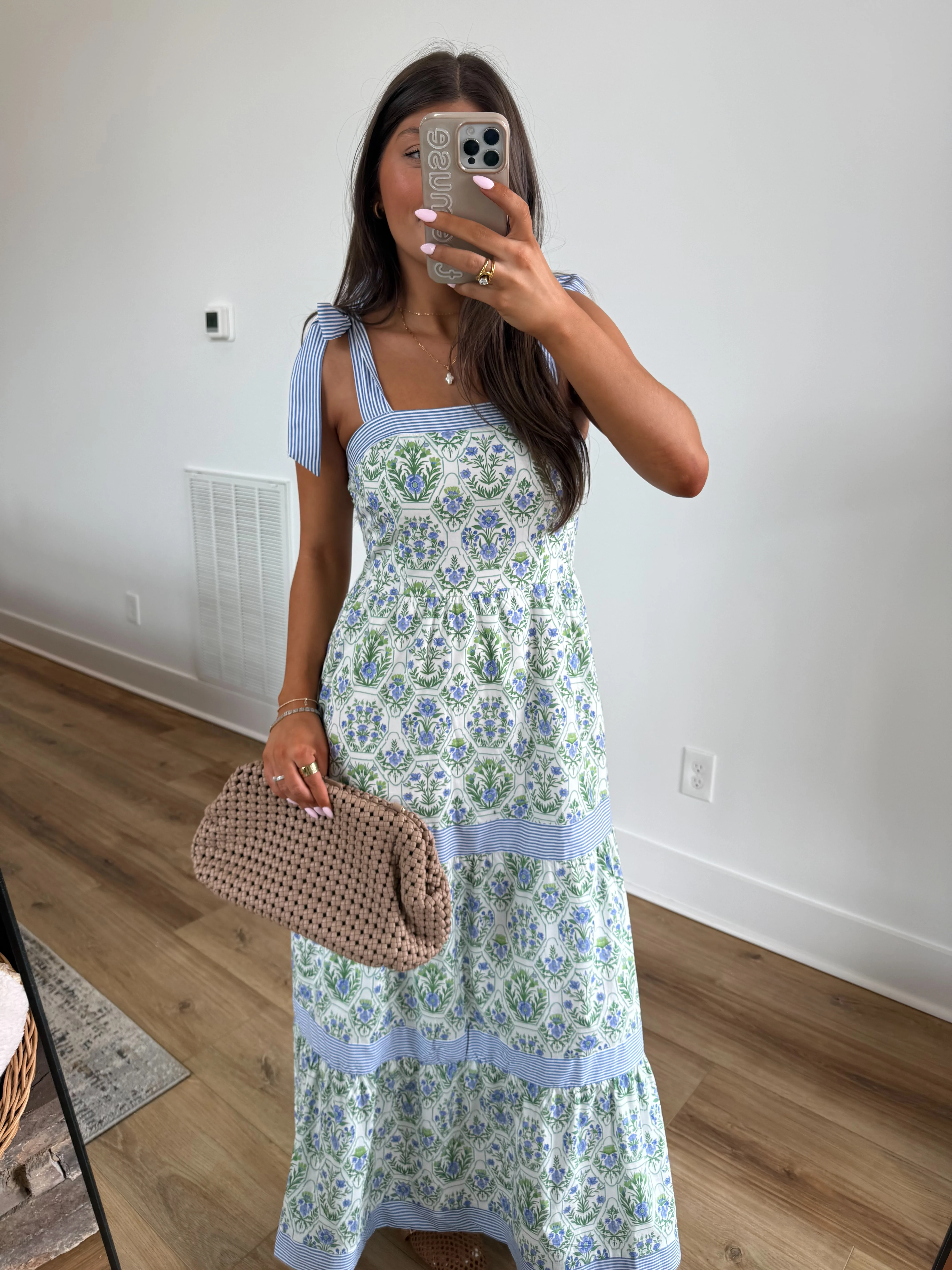 The Hydrangea Garden Maxi (Green/Blue)(Restock) - Image 4
