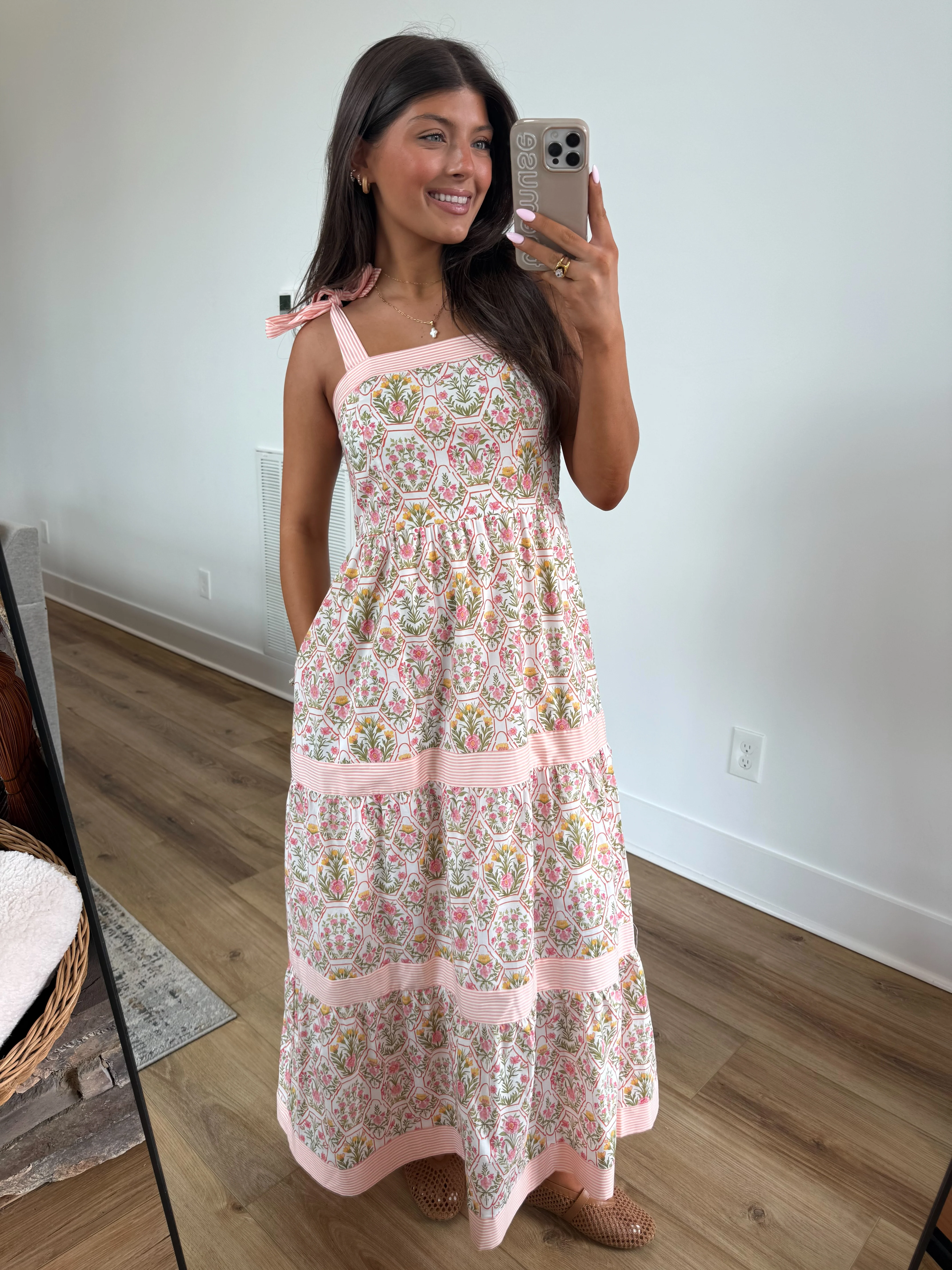 The Hydrangea Garden Maxi (Peach/Pink)(Restock) - Image 2