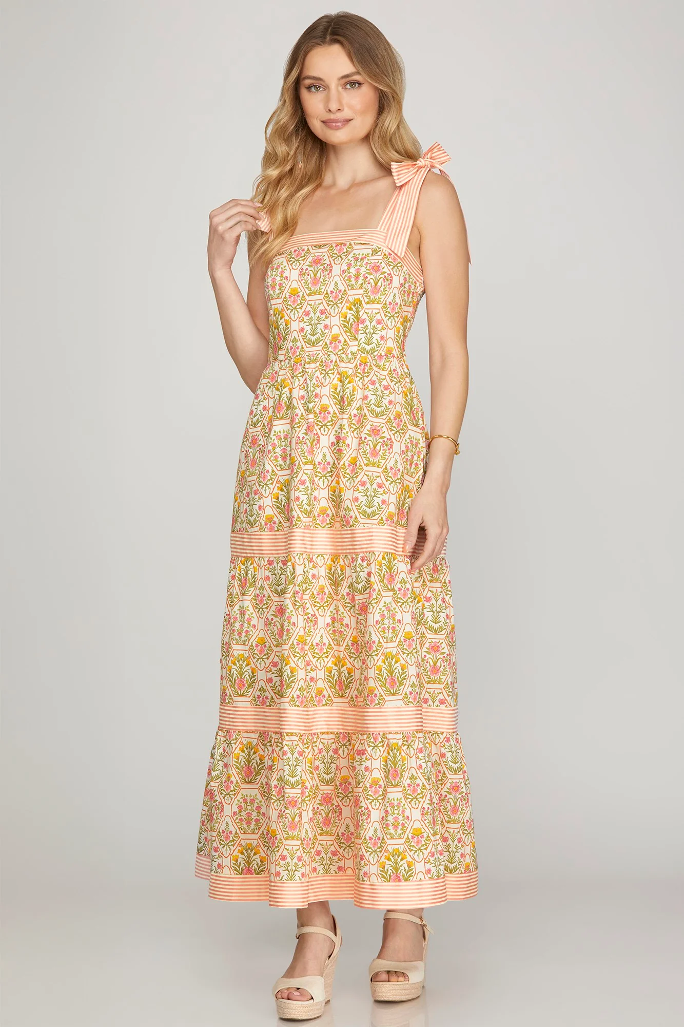 The Hydrangea Garden Maxi (Peach/Pink)(Restock) - Image 6