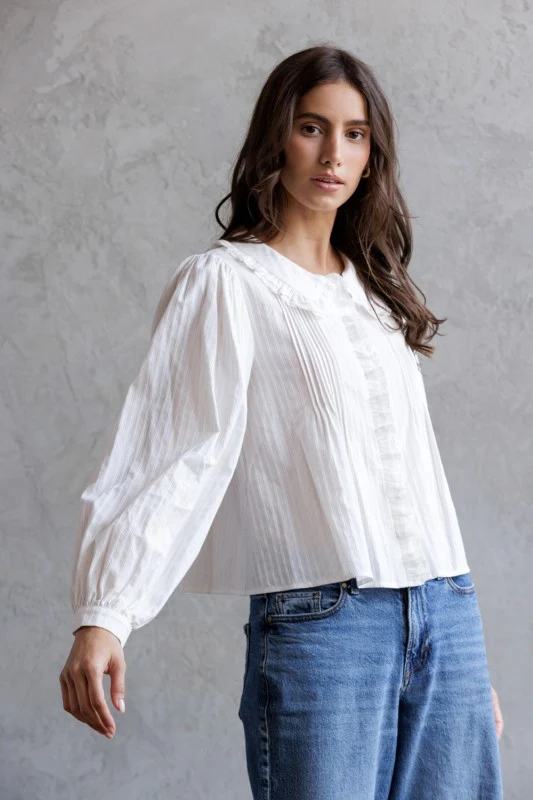The Ivory Ruffle Blouse - Image 11