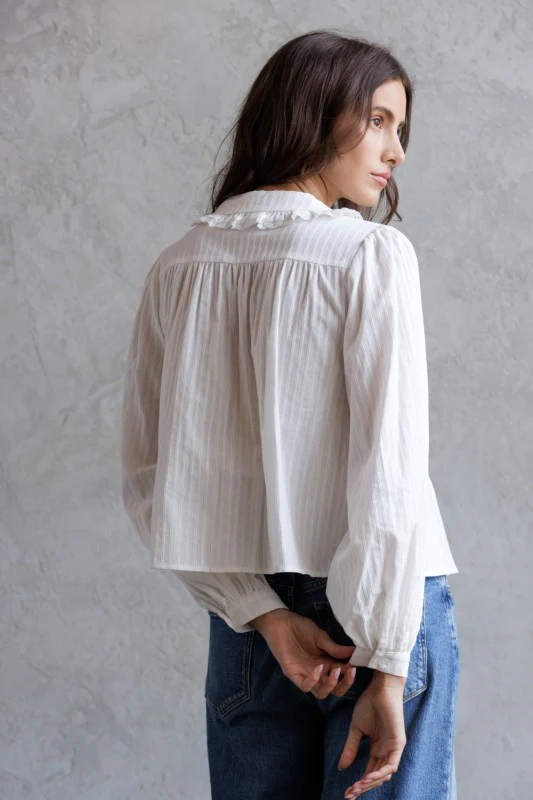 The Ivory Ruffle Blouse - Image 12