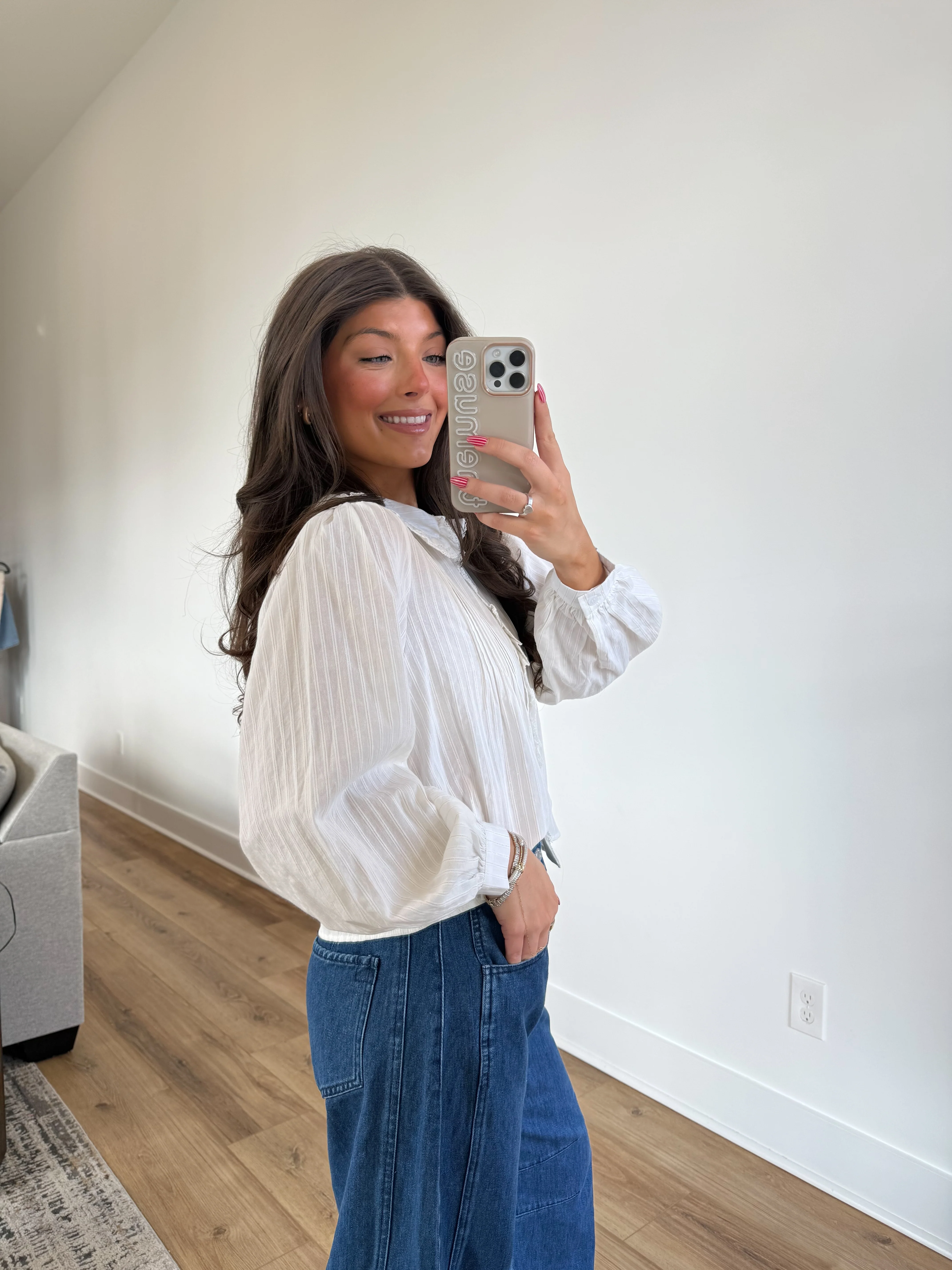 The Ivory Ruffle Blouse - Image 3
