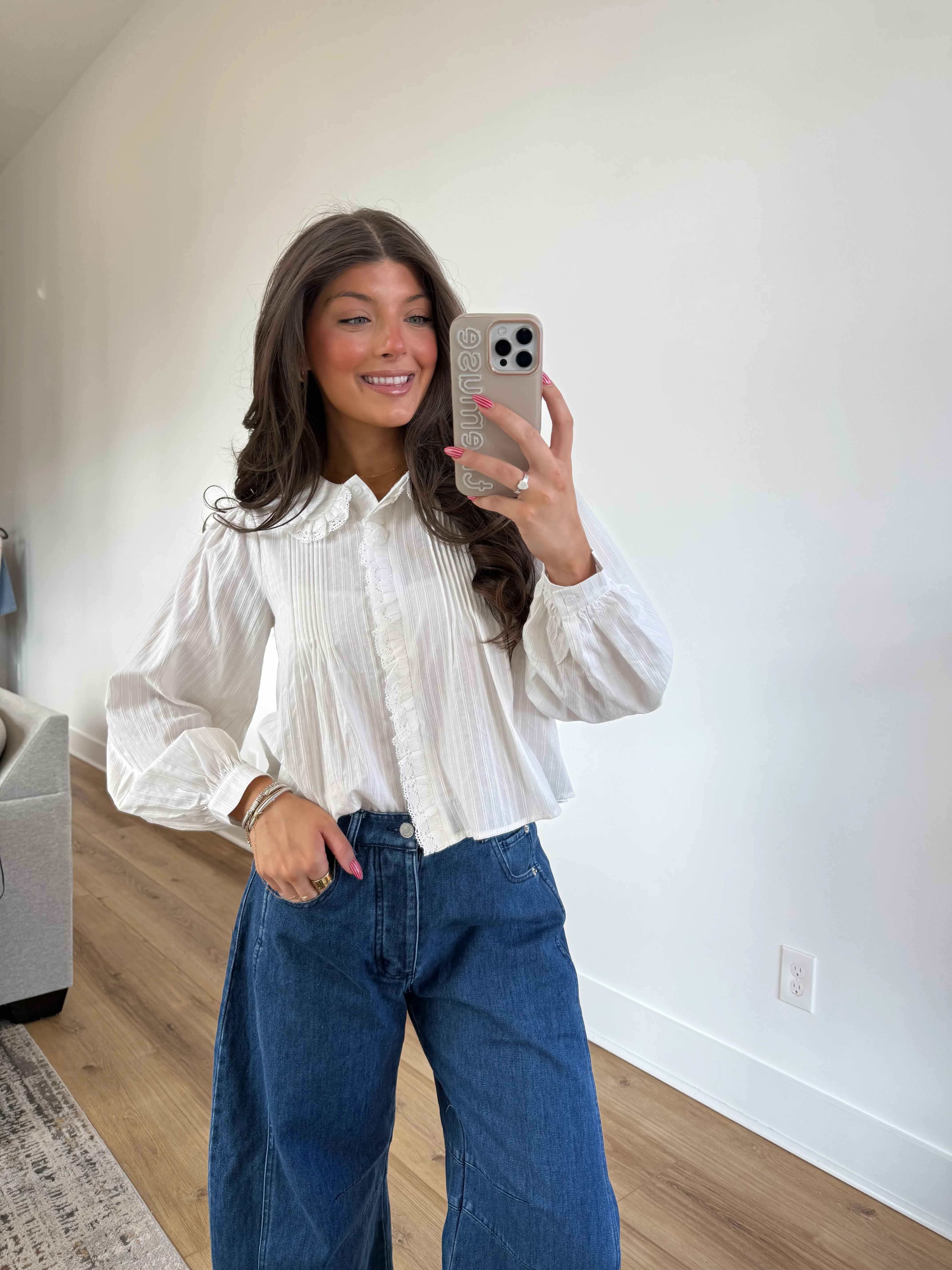 The Ivory Ruffle Blouse - Image 5