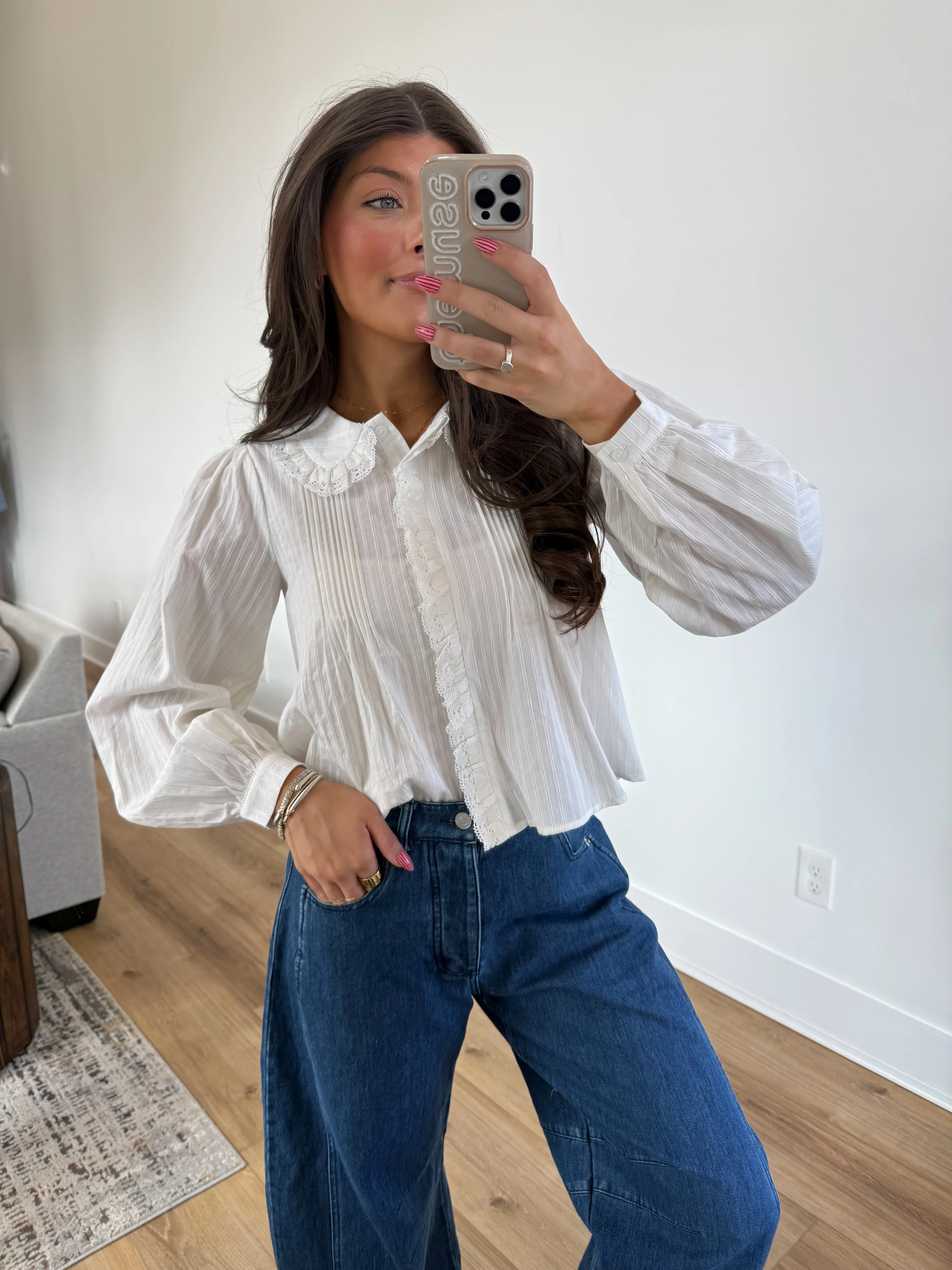 The Ivory Ruffle Blouse - Image 6