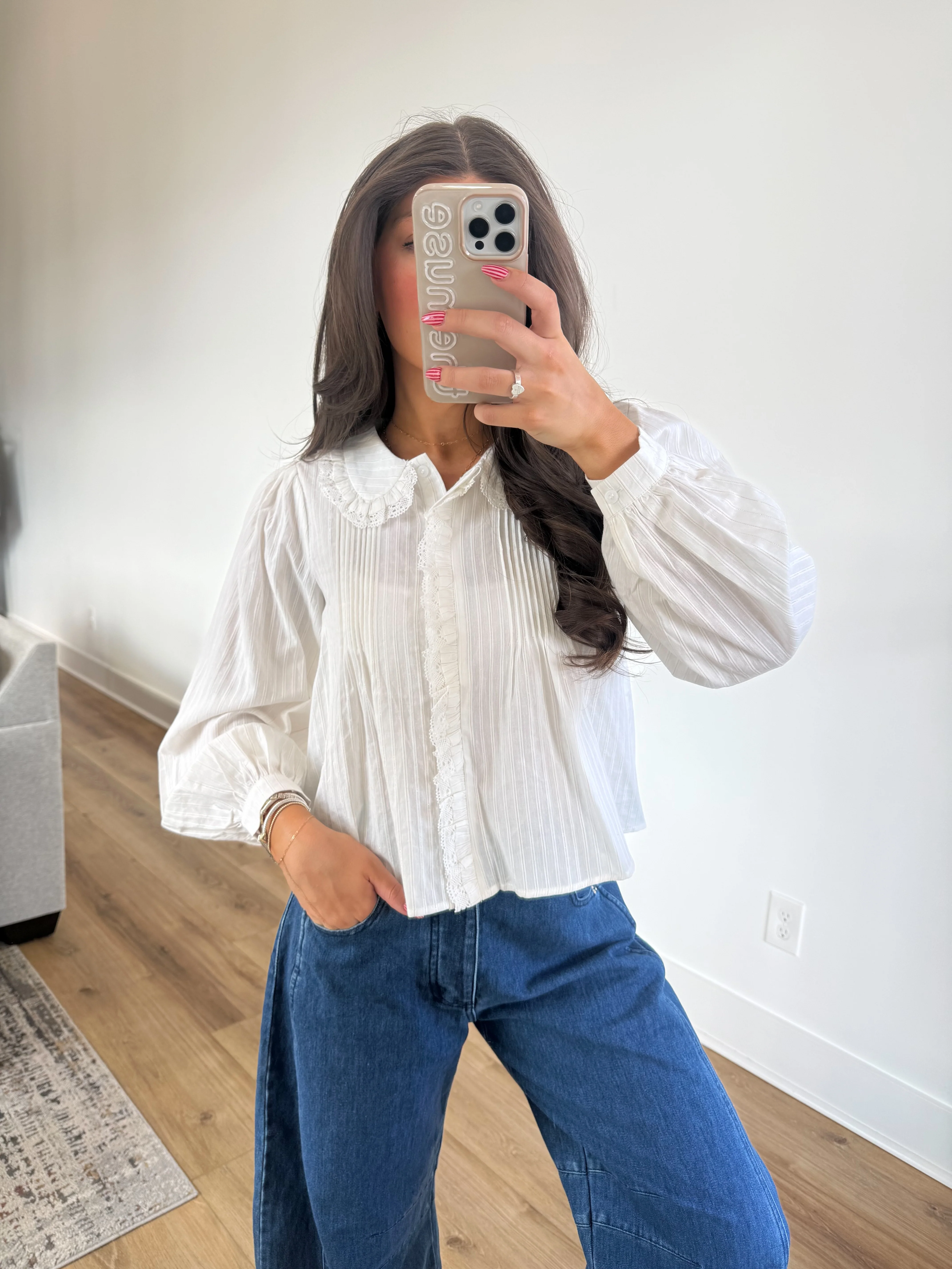 The Ivory Ruffle Blouse - Image 7