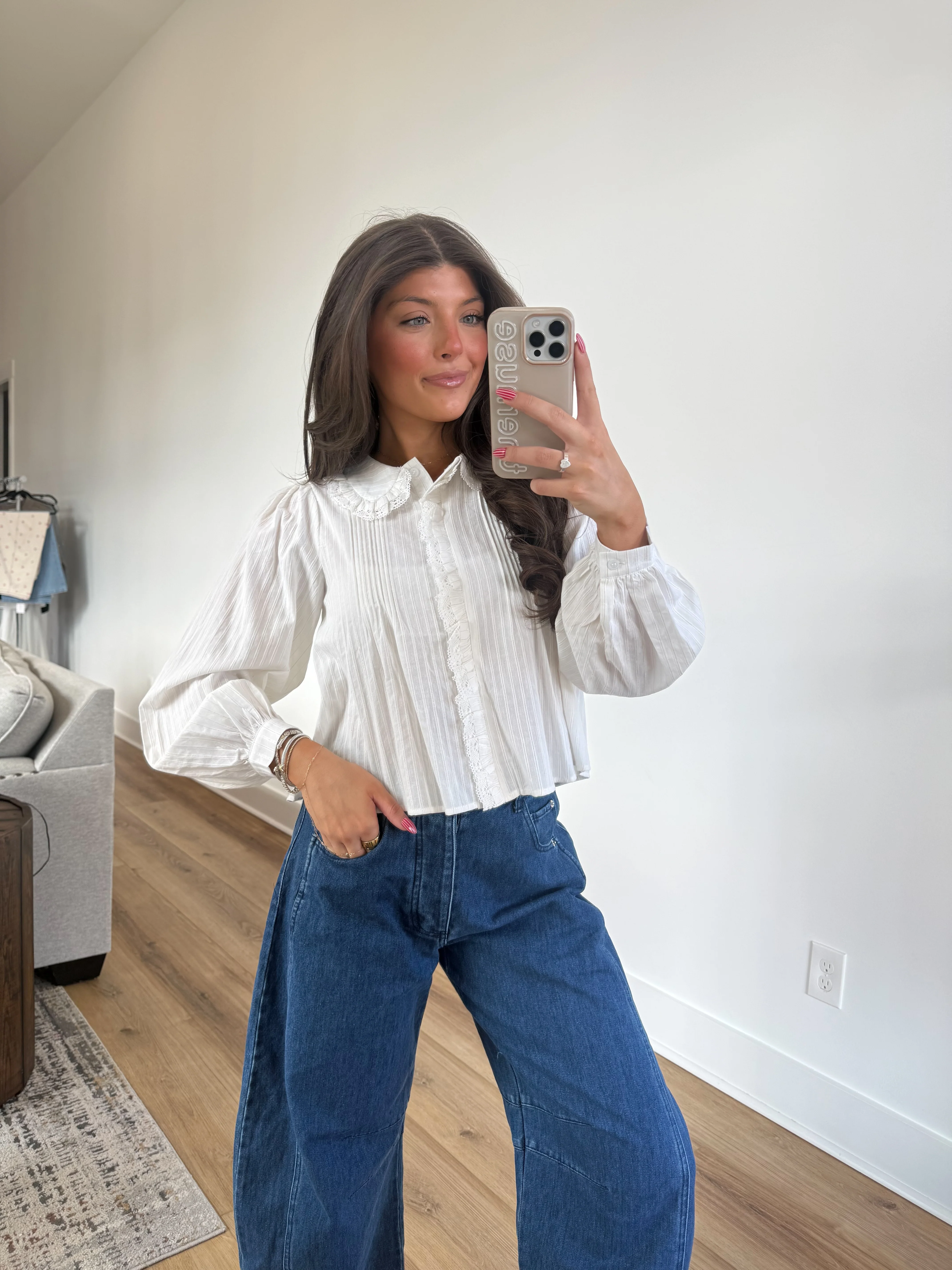 The Ivory Ruffle Blouse - Image 8
