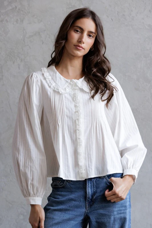 The Ivory Ruffle Blouse - Image 9