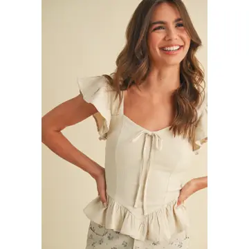 The Juliette Top (Natural) - Image 6