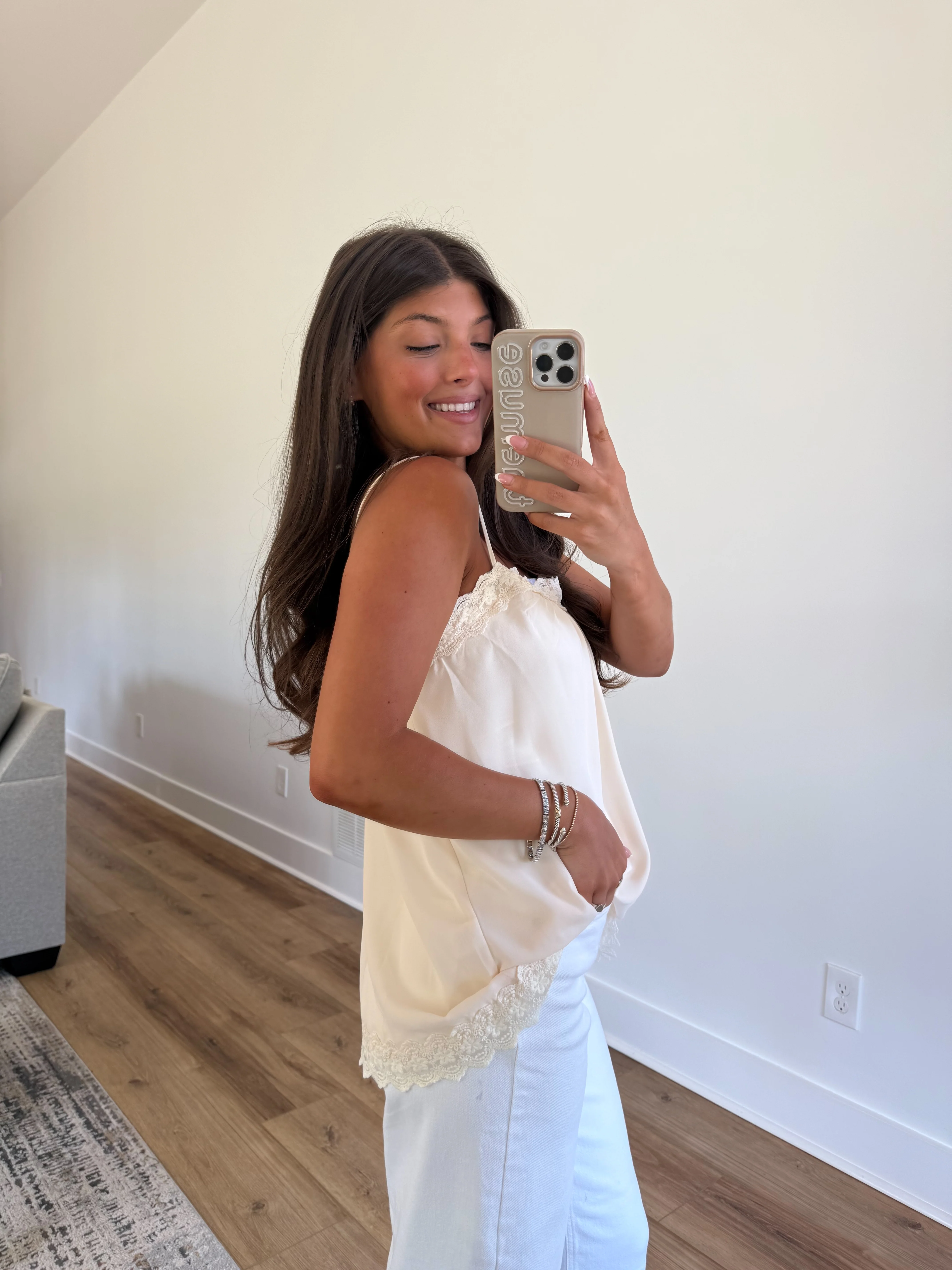 The Lace Trim Cami (PRE-ORDER (1-2 weeks)/ Restock) - Image 5