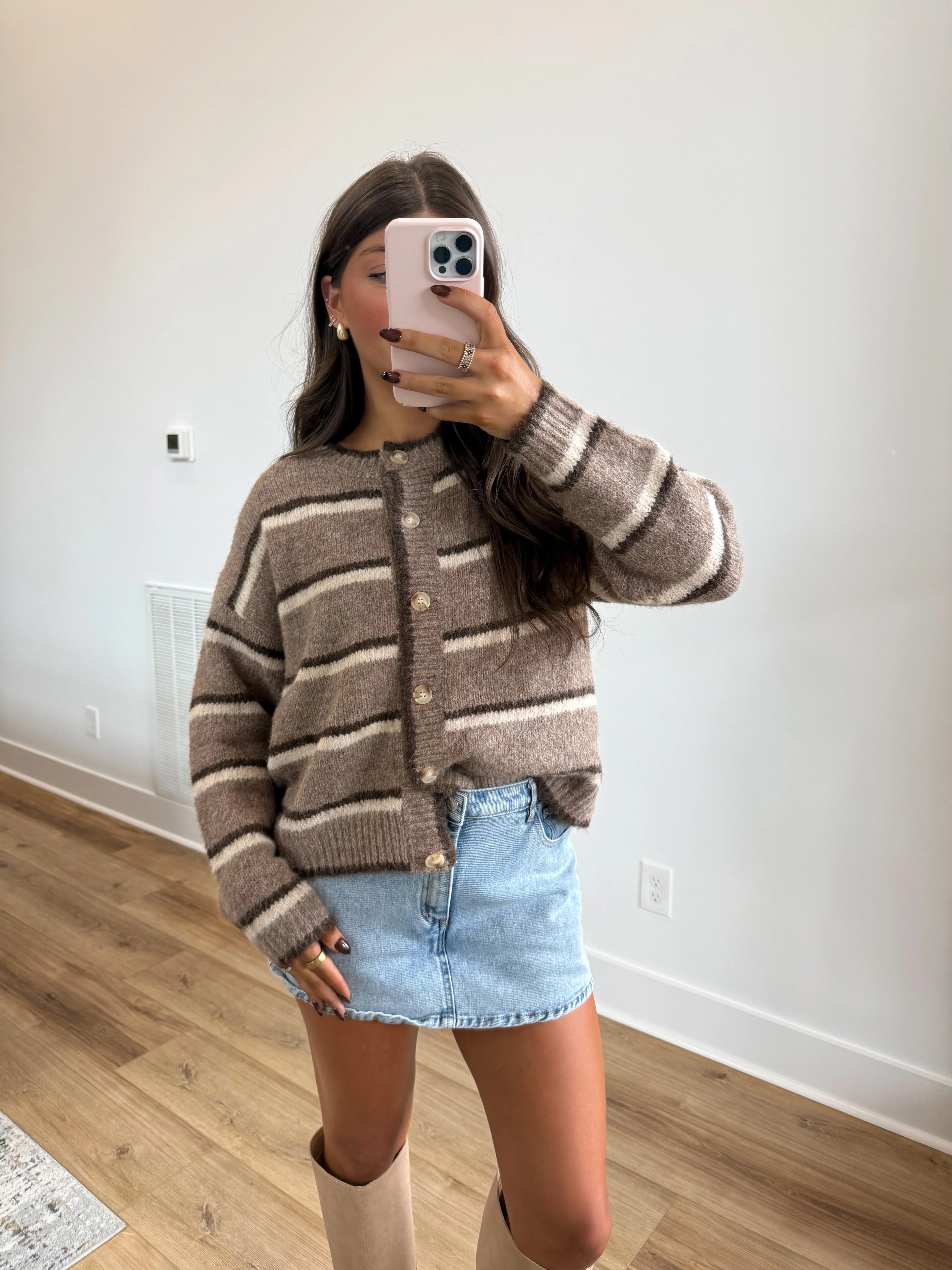 The Loxley Stripe Cardigan - Image 2