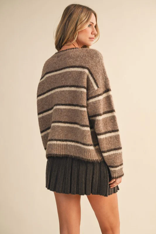 The Loxley Stripe Cardigan - Image 9