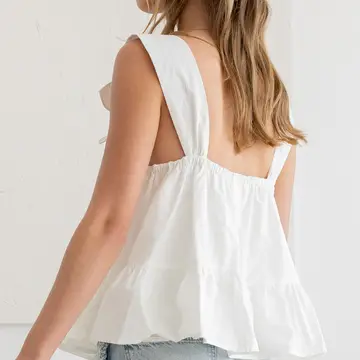 The Lucinda Blouse (White) - Image 5