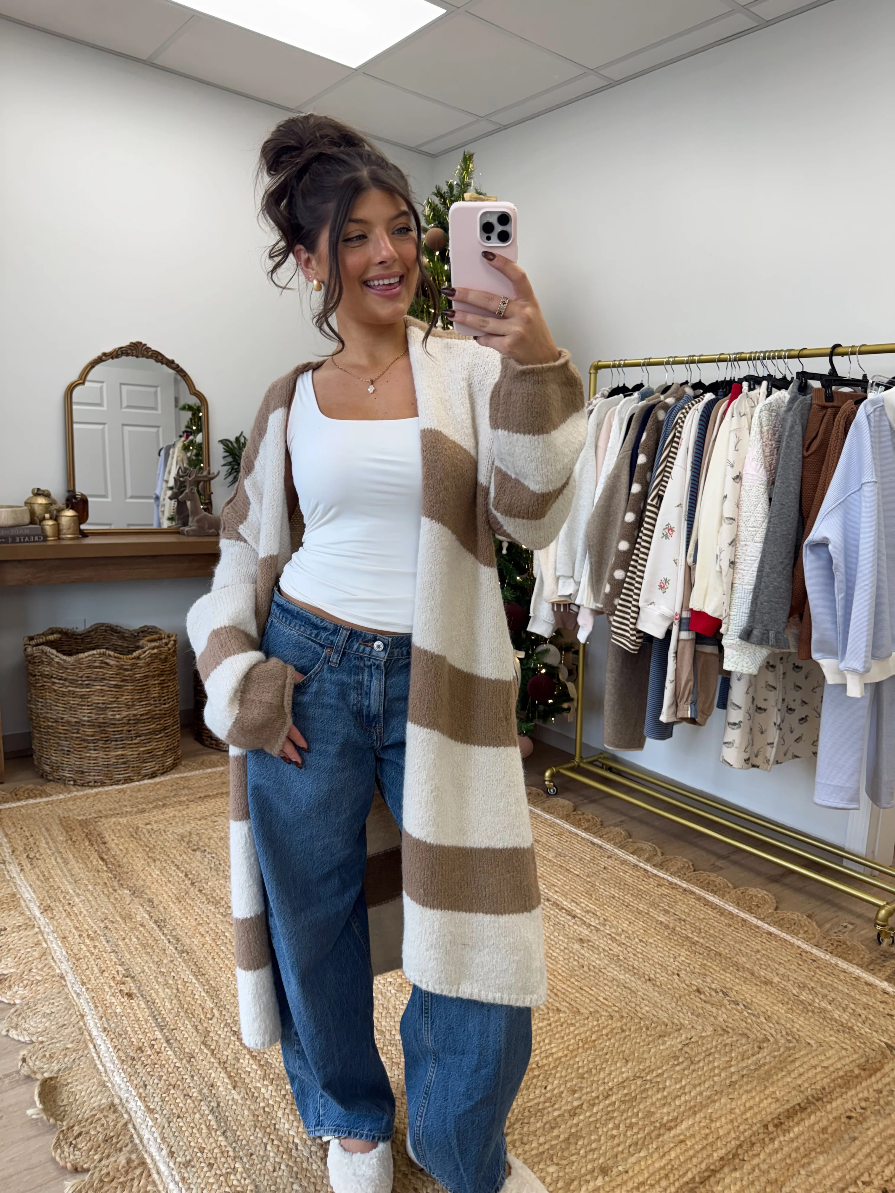 The Maison Stripe Cardigan - Image 2