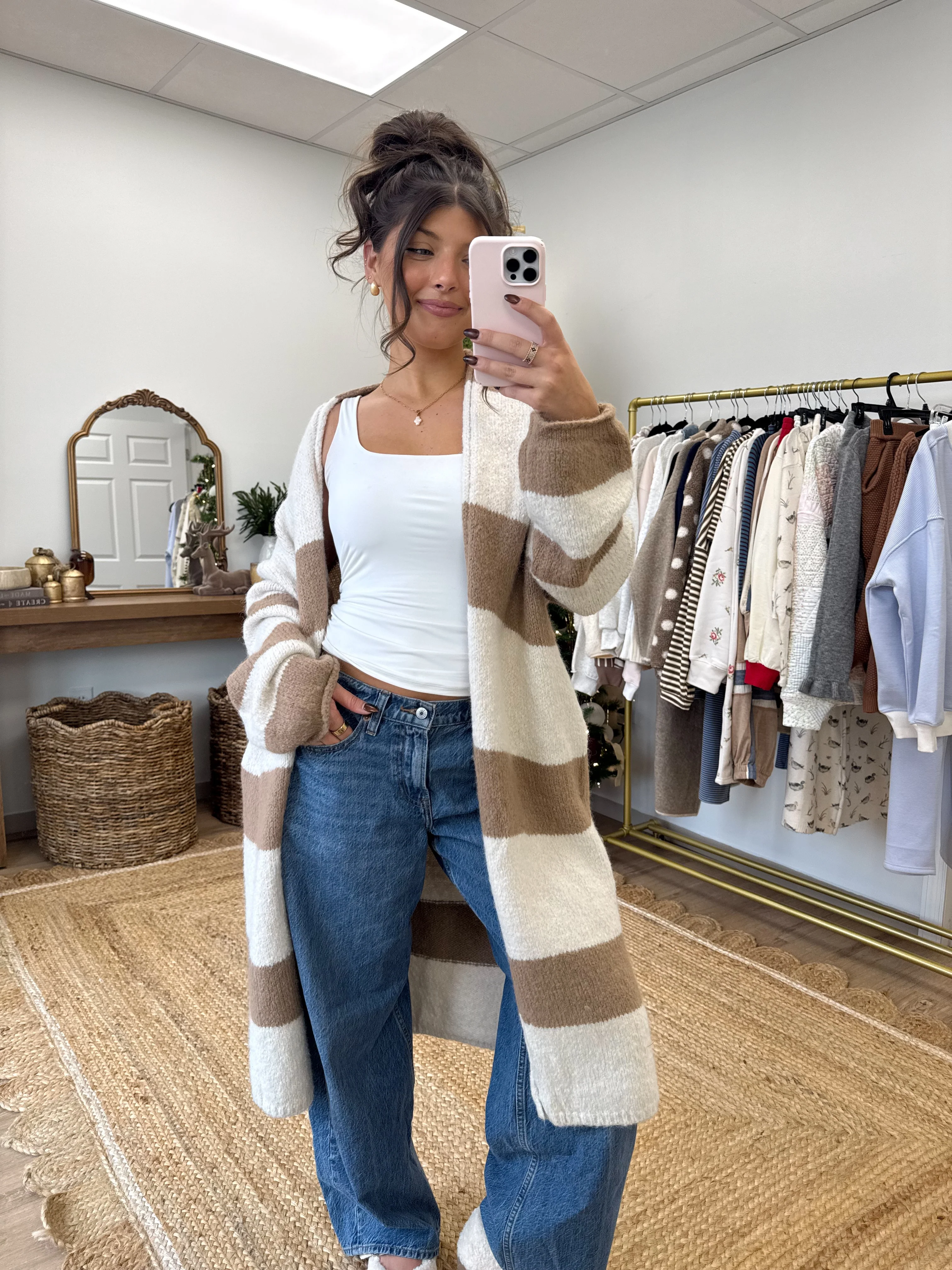 The Maison Stripe Cardigan - Image 3