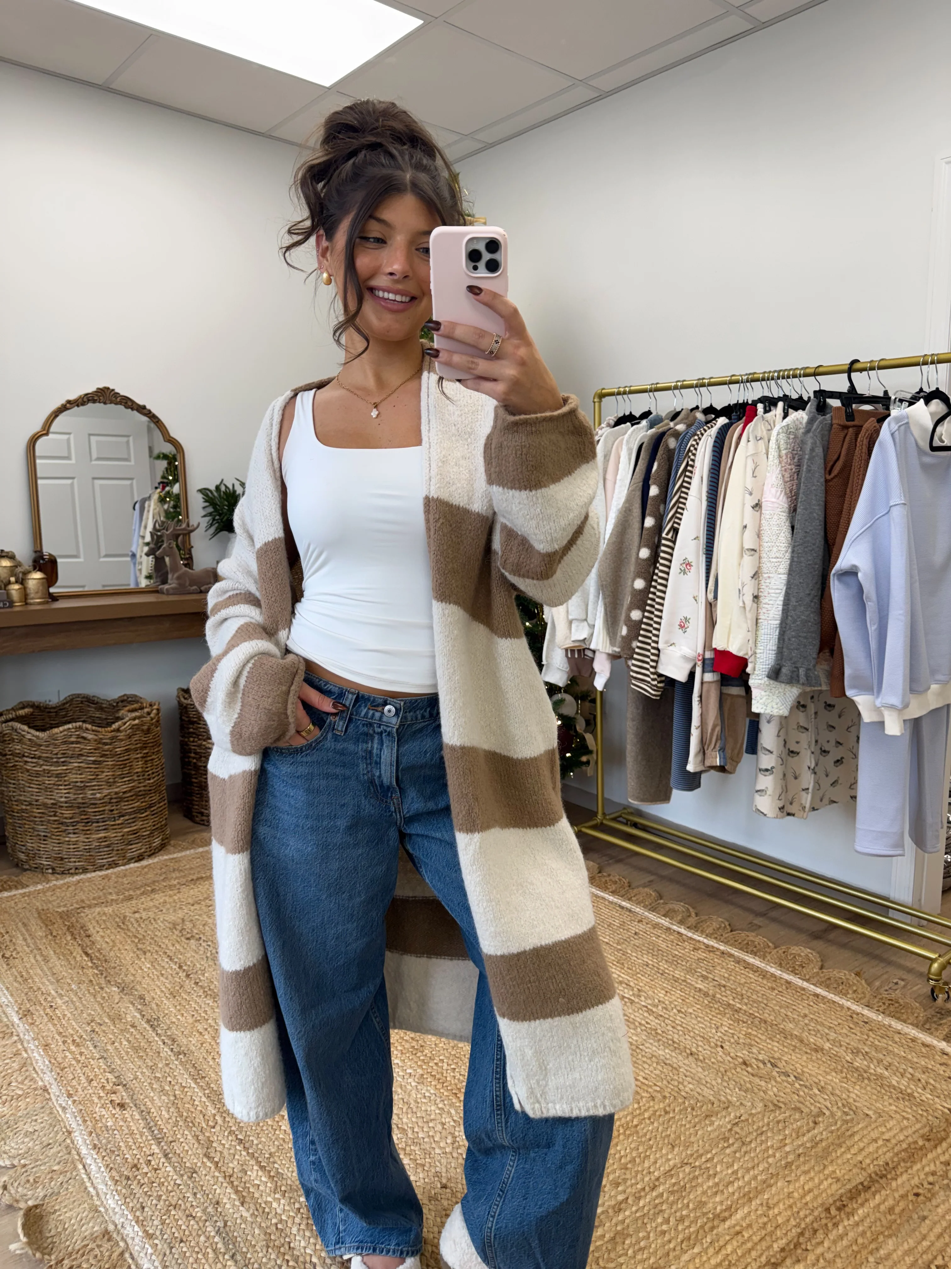 The Maison Stripe Cardigan - Image 6