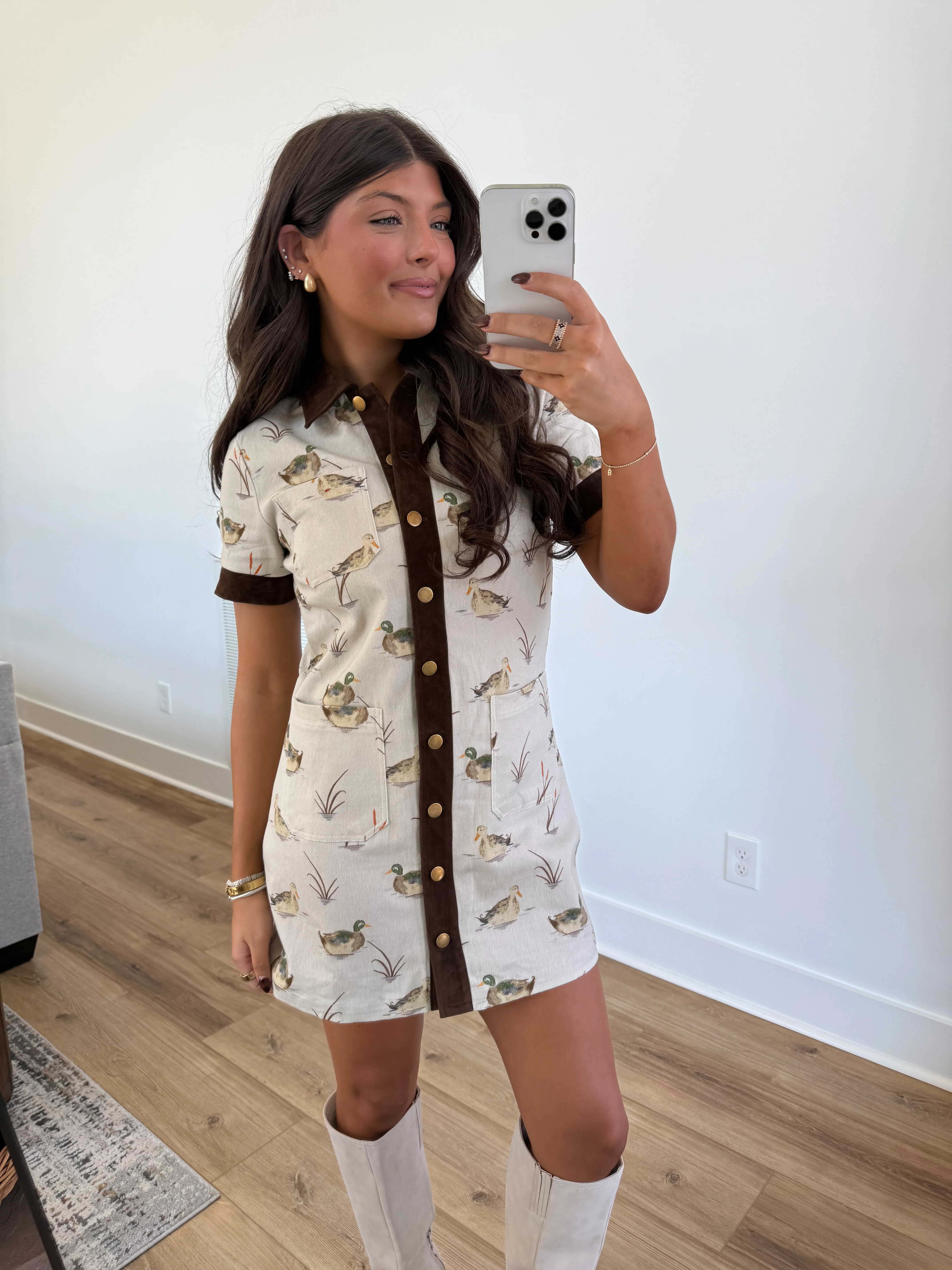 The Mallard Moment Dress - Image 4