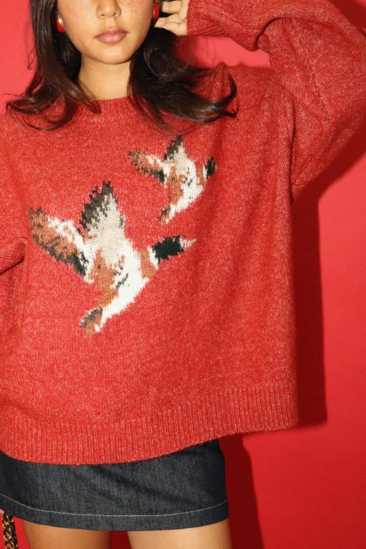 The Mallard Sweater (Red) (Restock) - Image 6