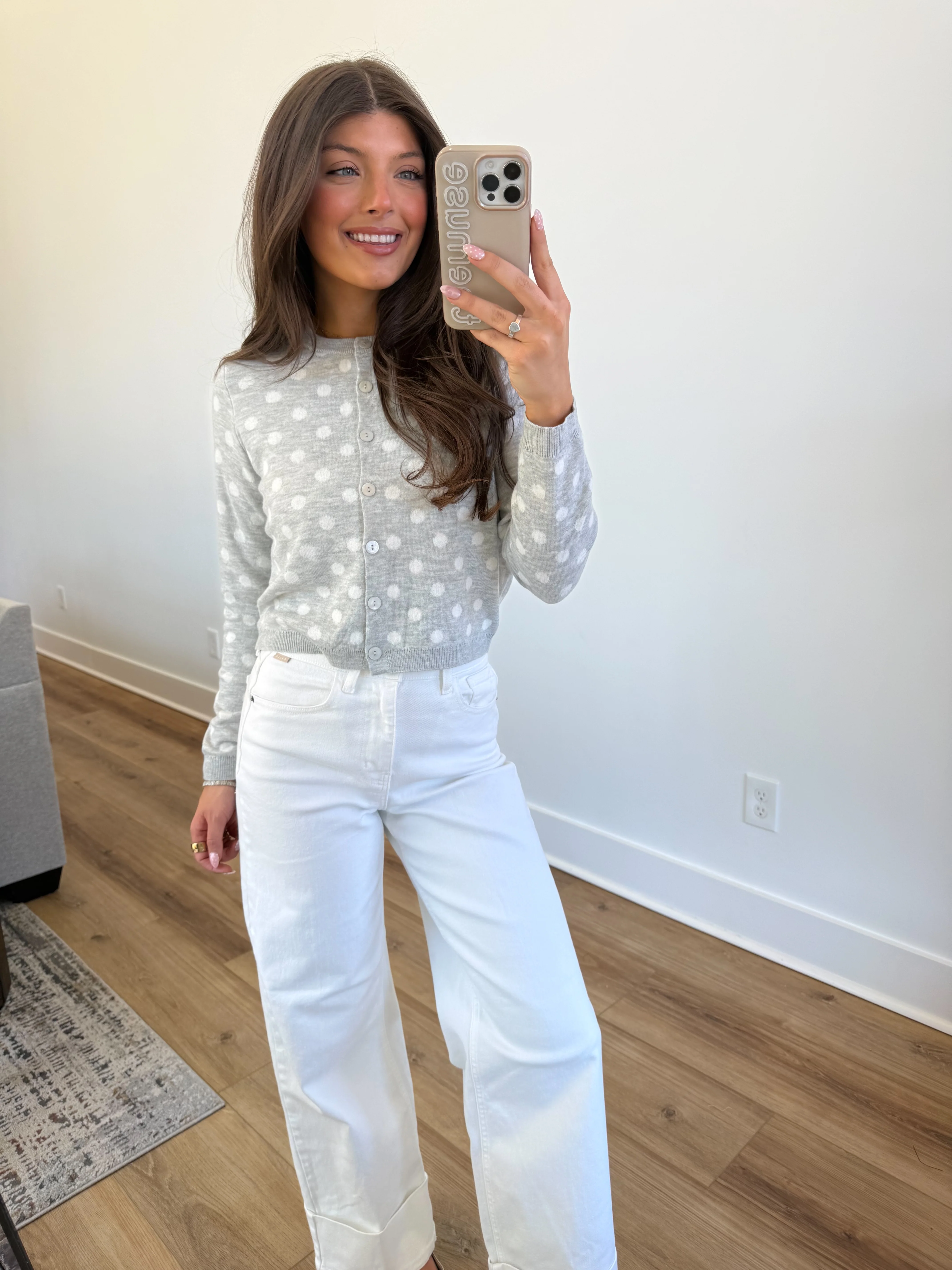 The Margot Cardigan (Grey) - Image 2