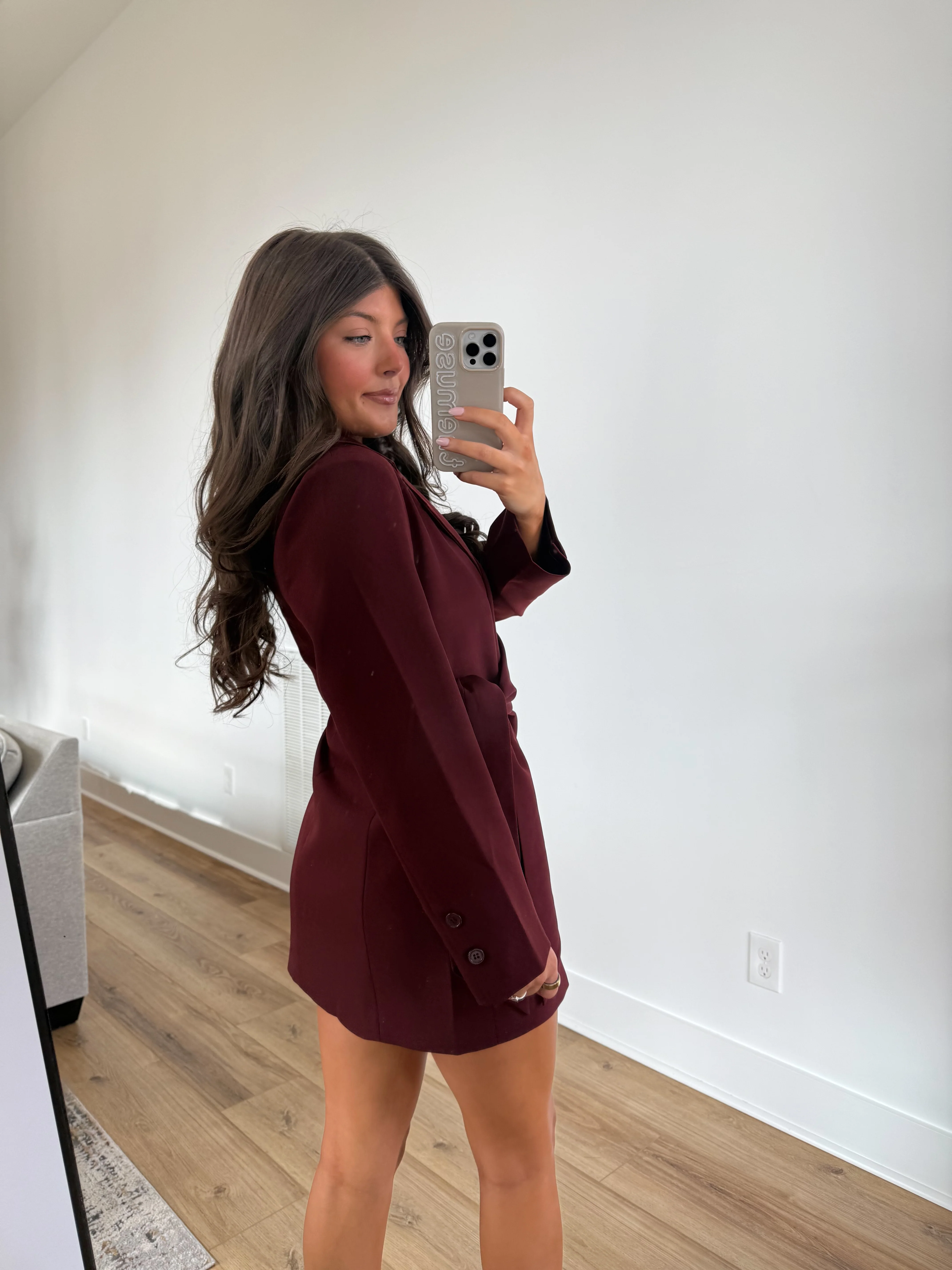 The Merlot Martini Blazer Dress (Restock) - Image 4