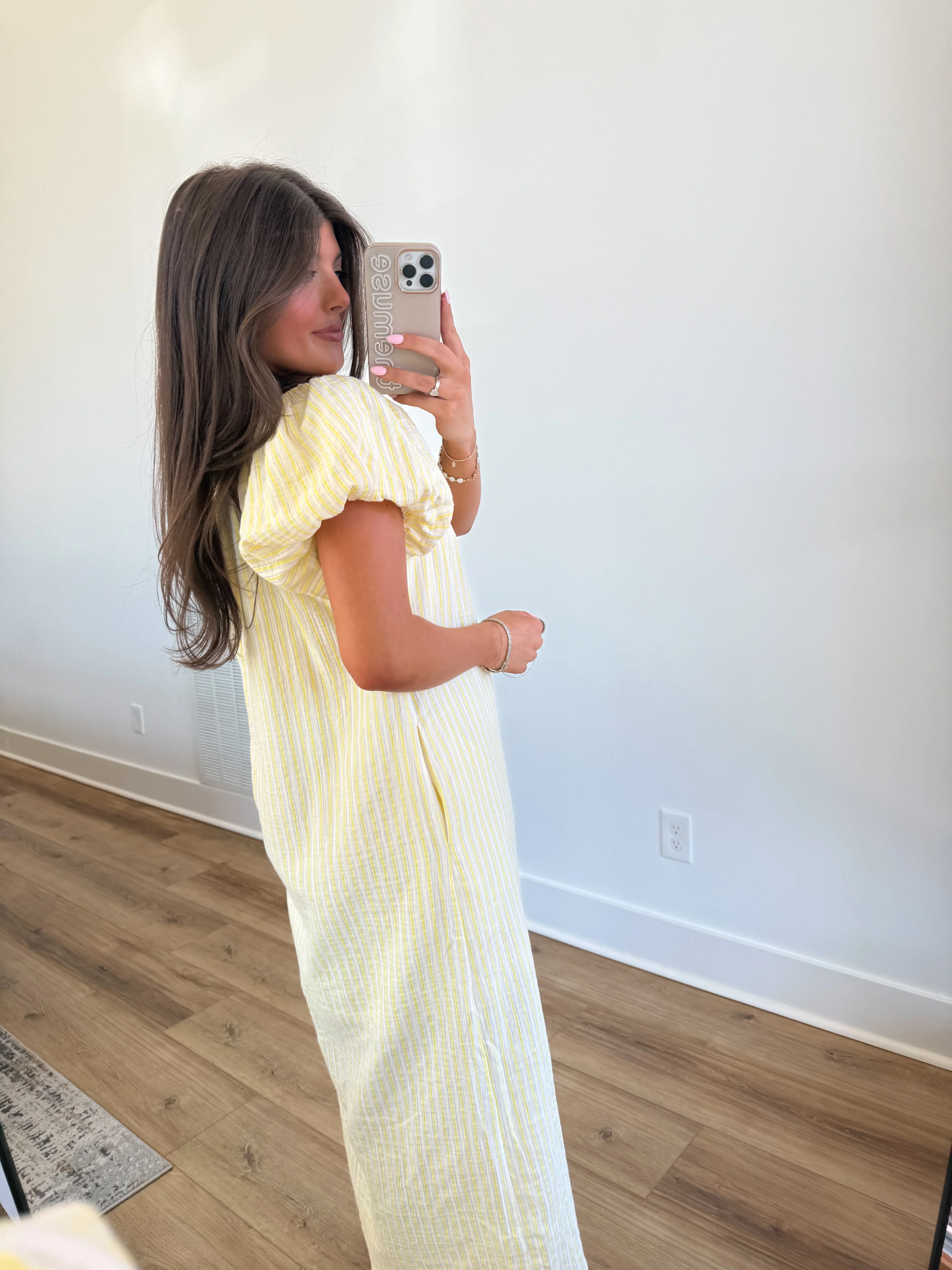 The Milly Dress (Lemon Gingham) - Image 3