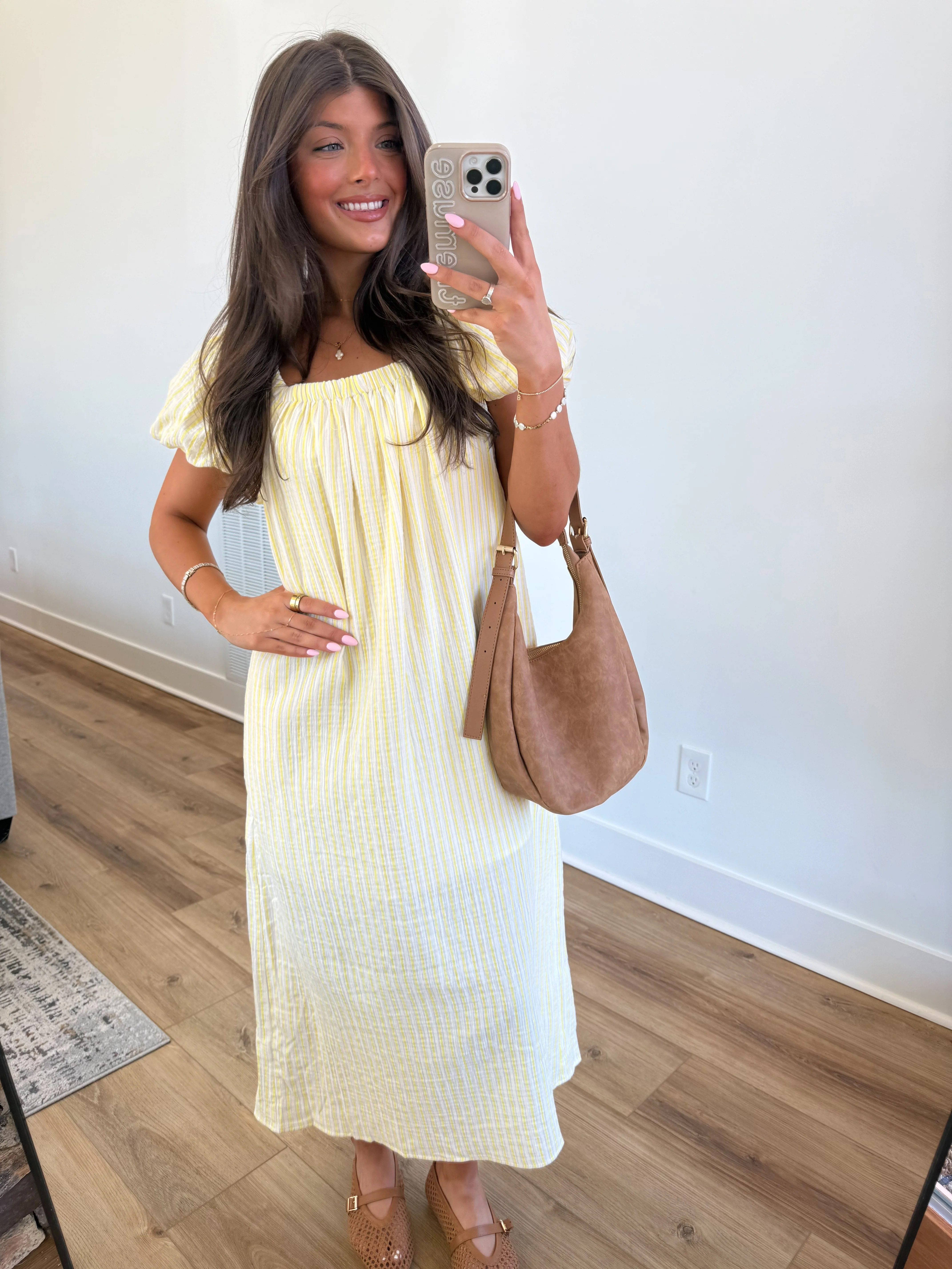 The Milly Dress (Lemon Gingham) - Image 4