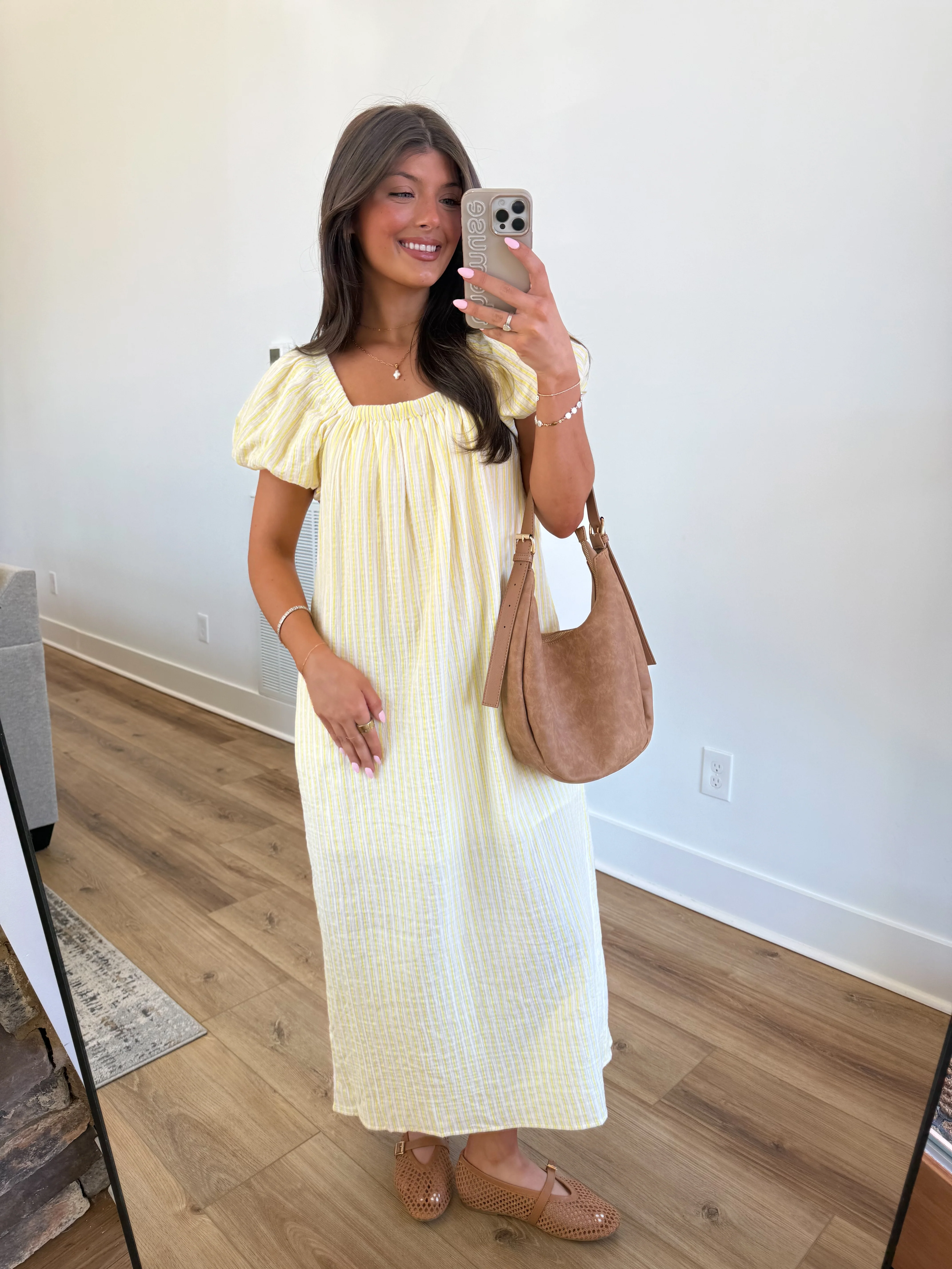 The Milly Dress (Lemon Gingham) - Image 6