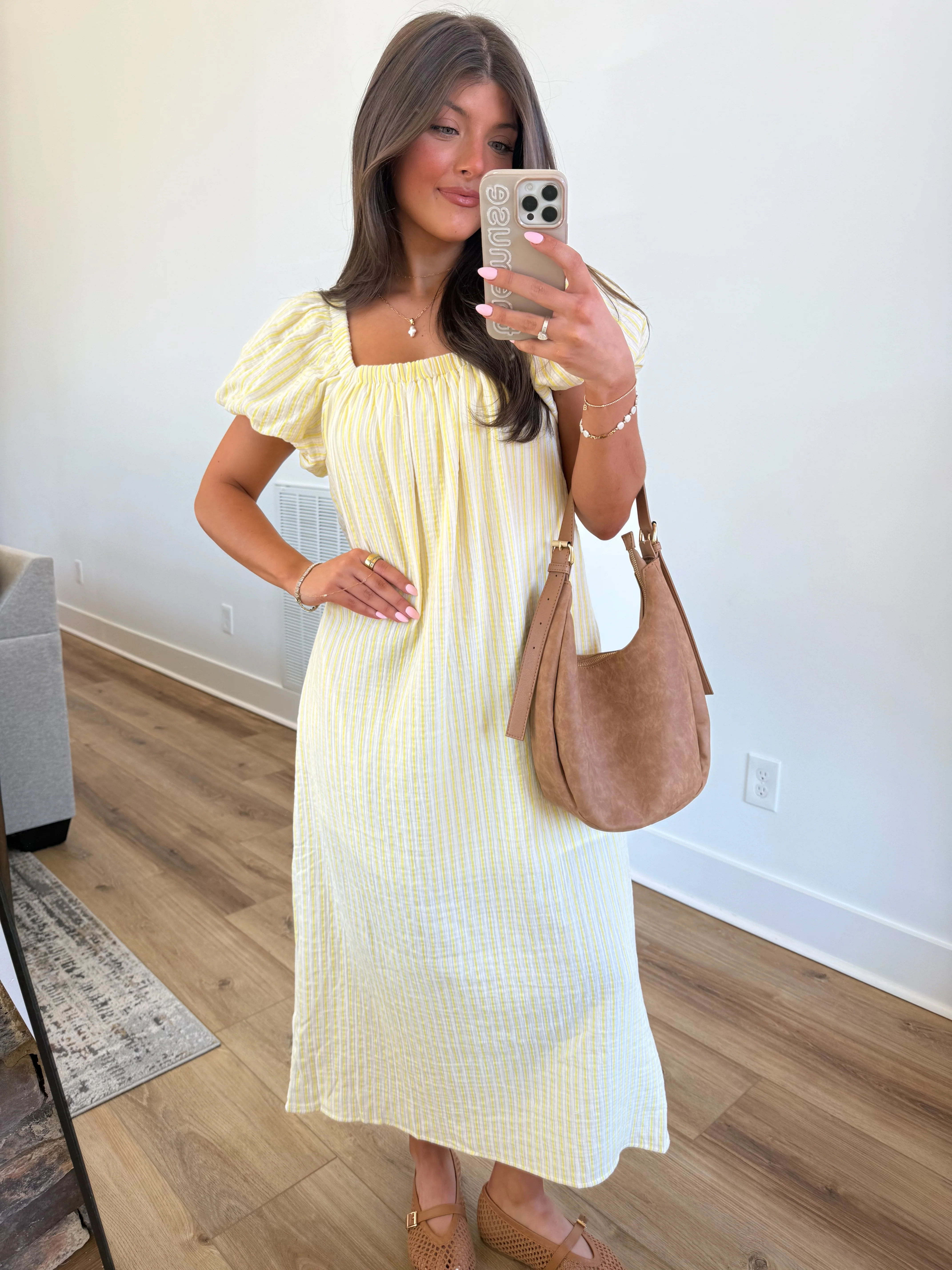 The Milly Dress (Lemon Gingham) - Image 8
