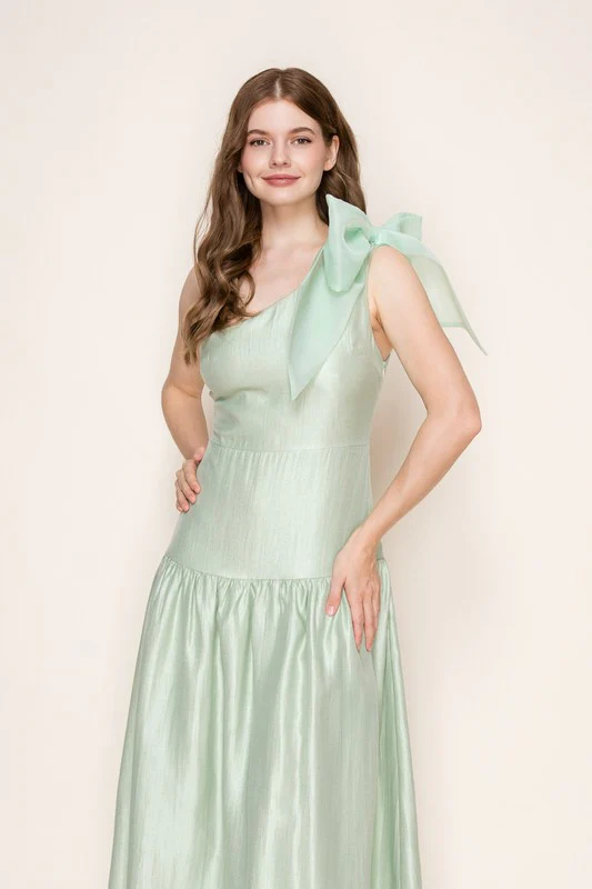 The Mint Bow Dress - Image 6
