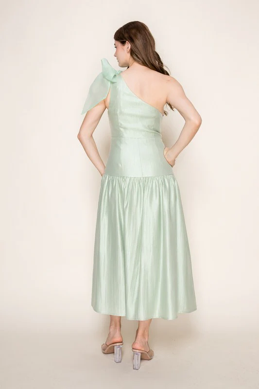 The Mint Bow Dress - Image 7