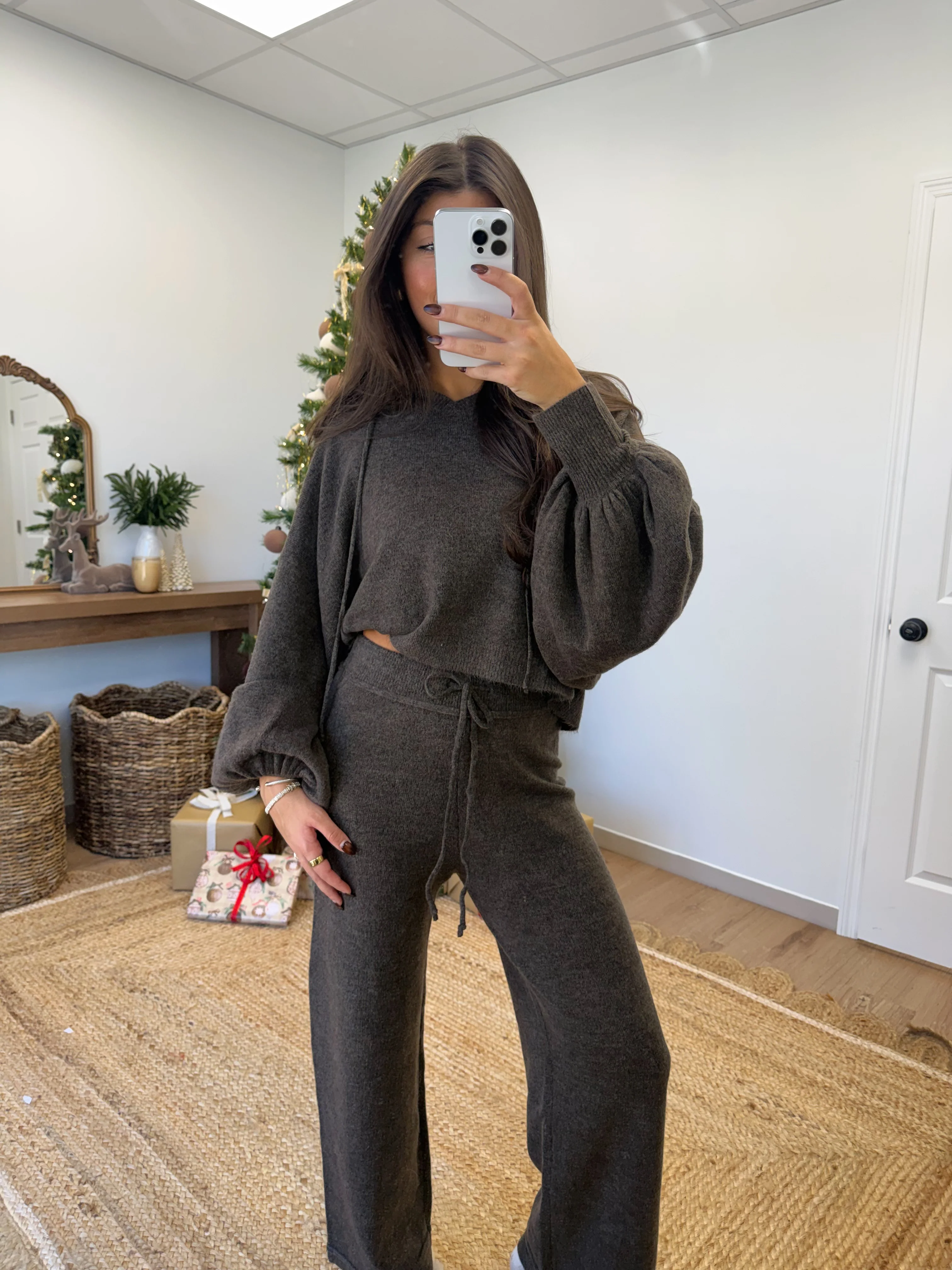 The Mocha Balloon Knit Set - Image 2