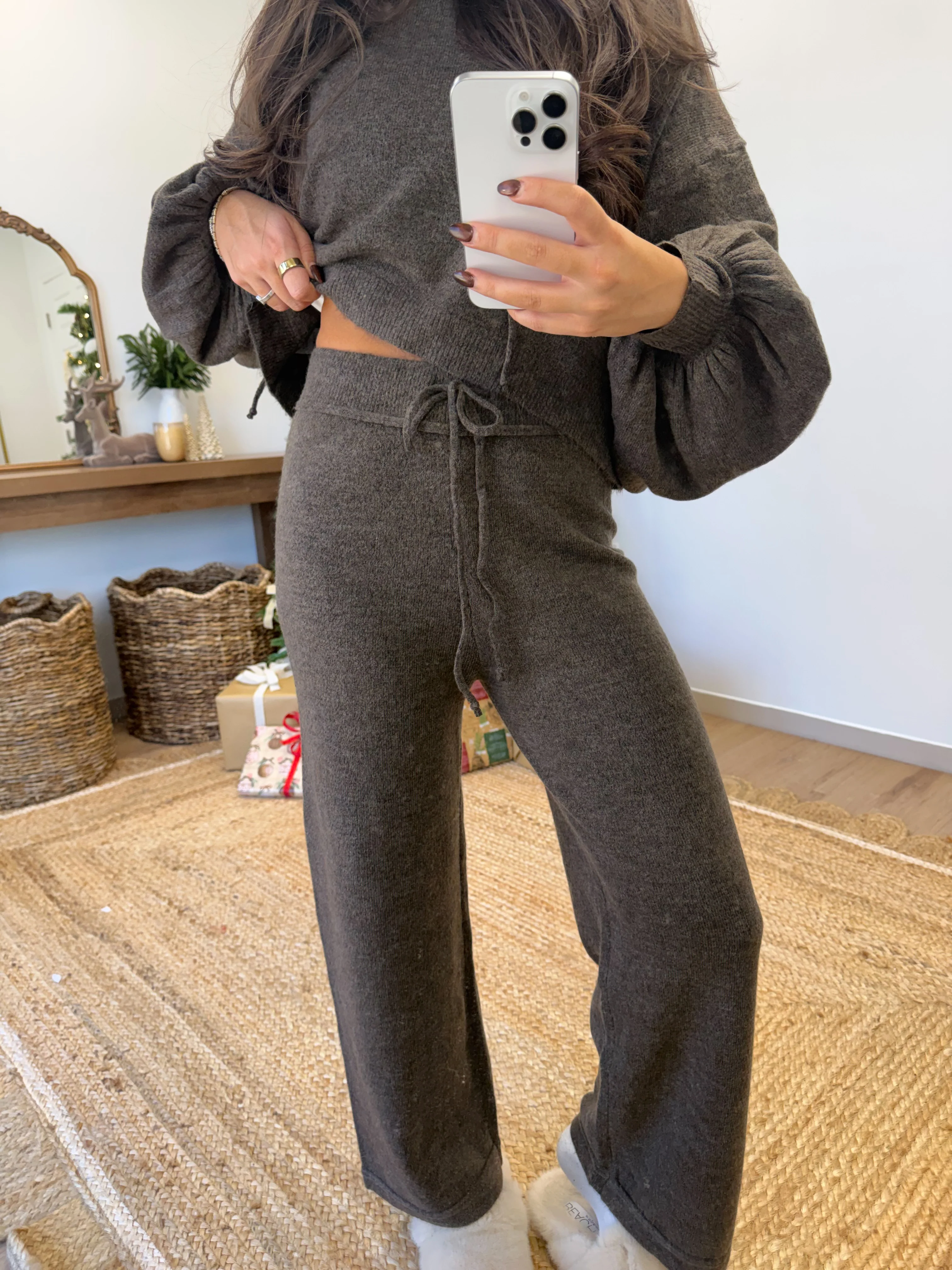 The Mocha Balloon Knit Set - Image 3