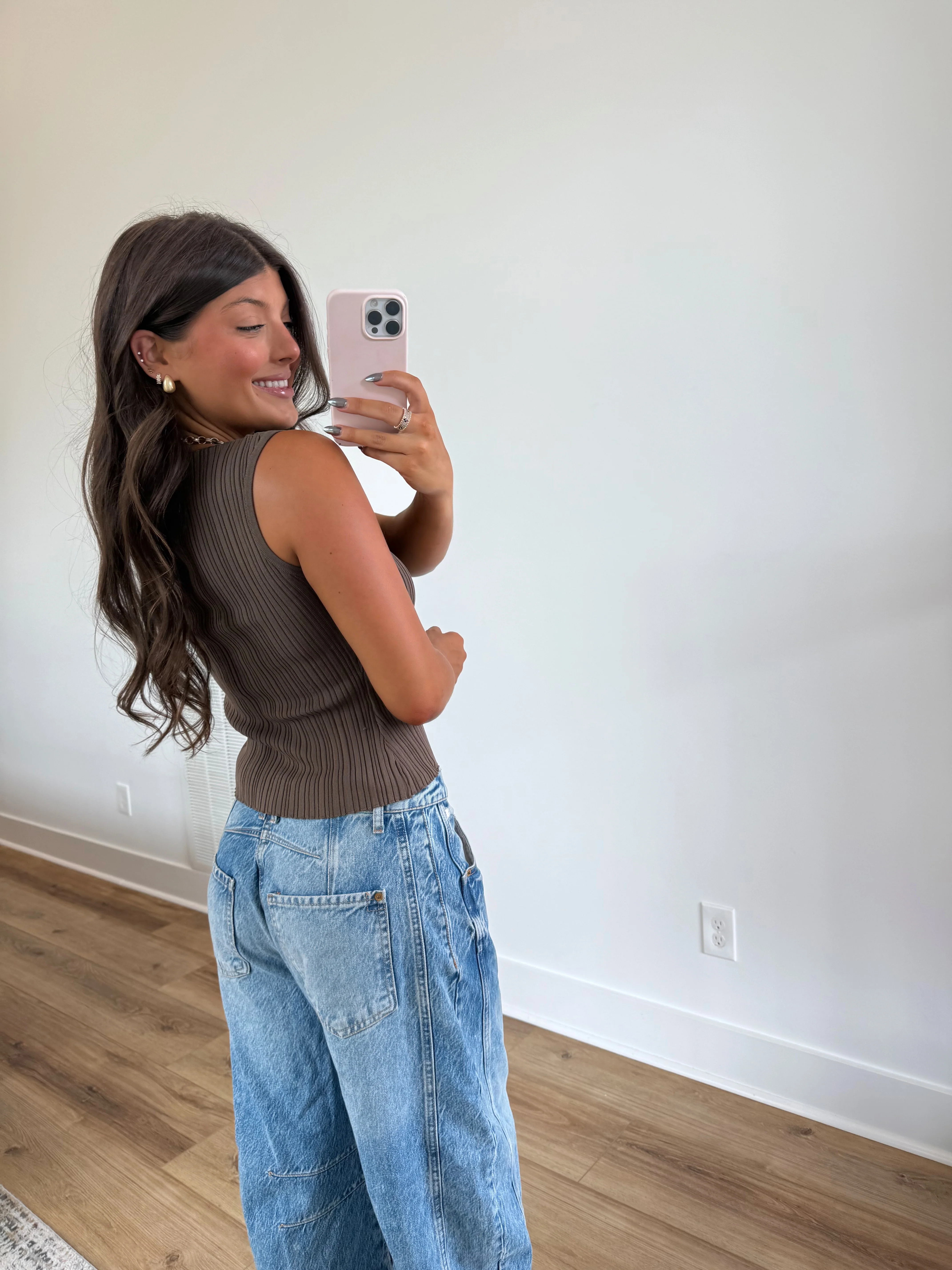 The Mocha Ribbed Tank - Image 3