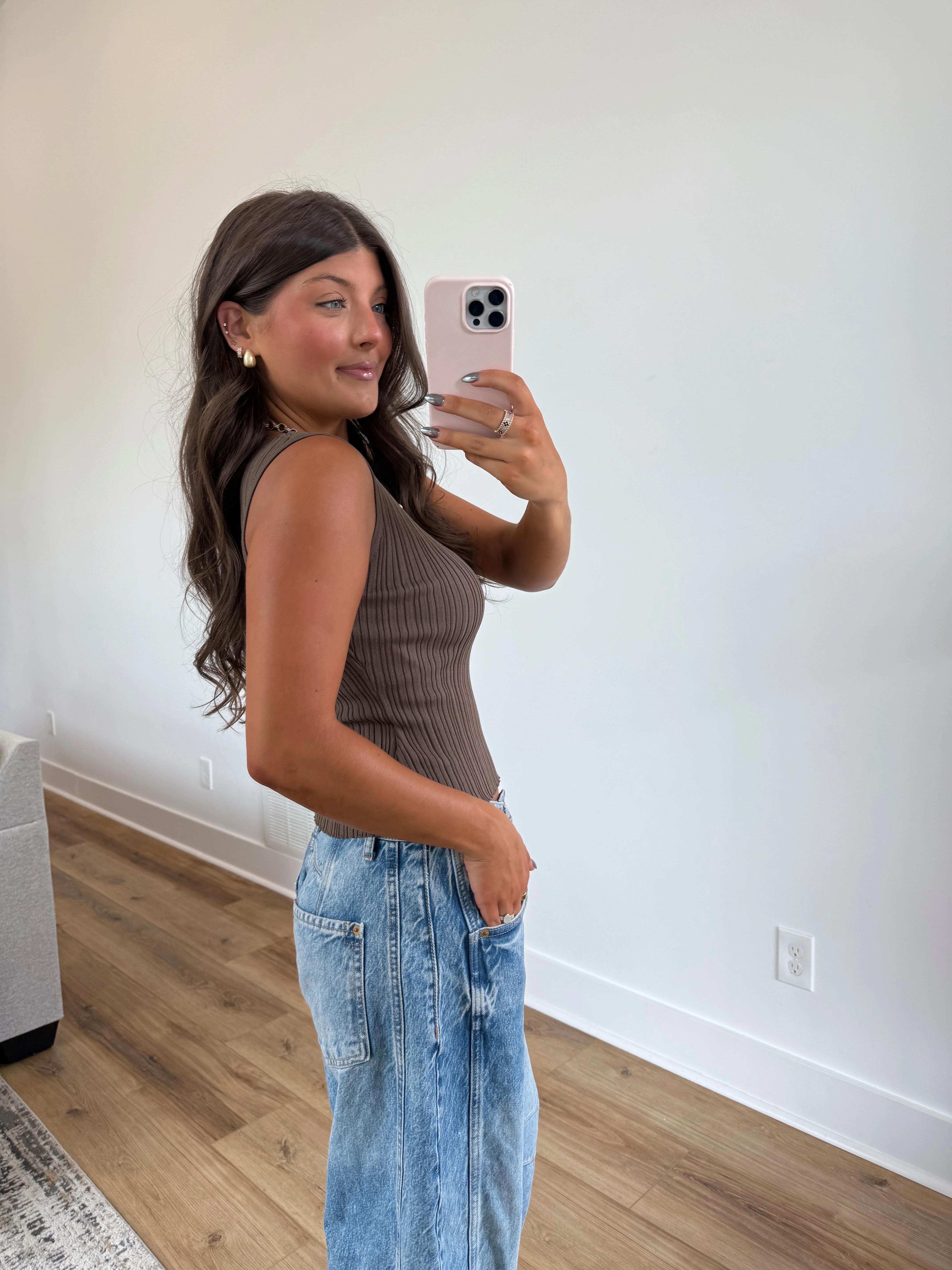 The Mocha Ribbed Tank - Image 6