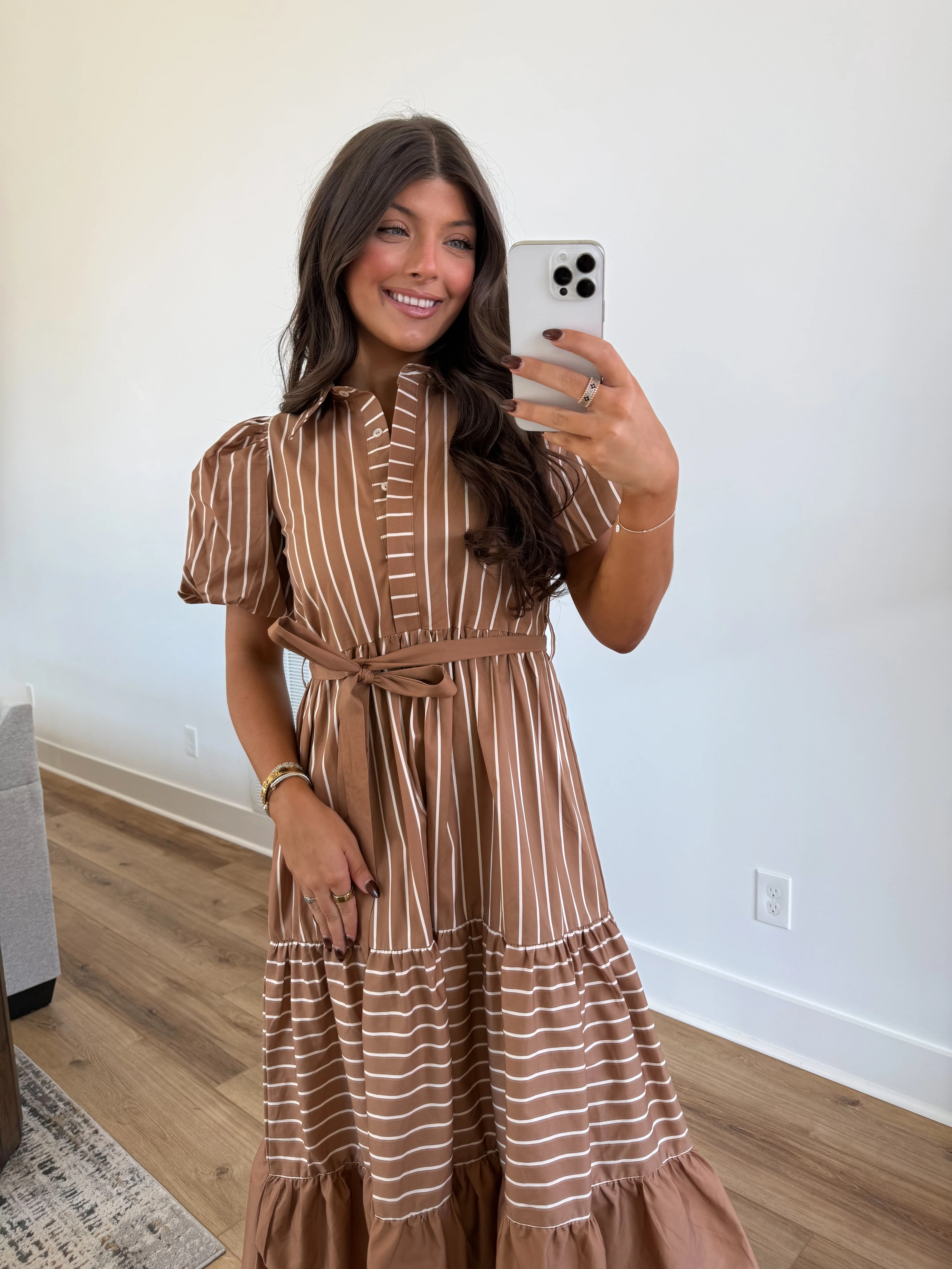 The Mocha Ribbon Dress - Image 2