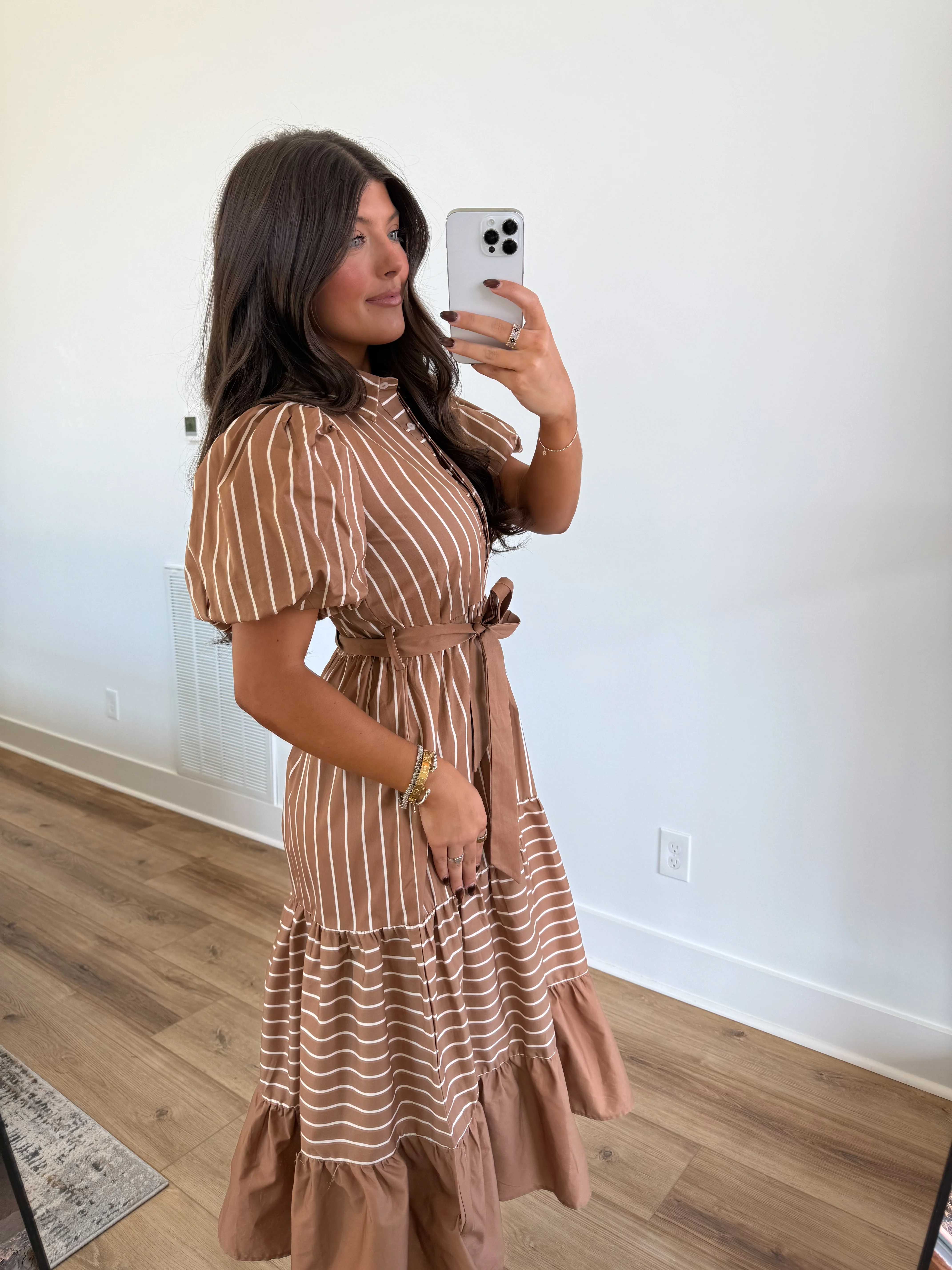 The Mocha Ribbon Dress - Image 3