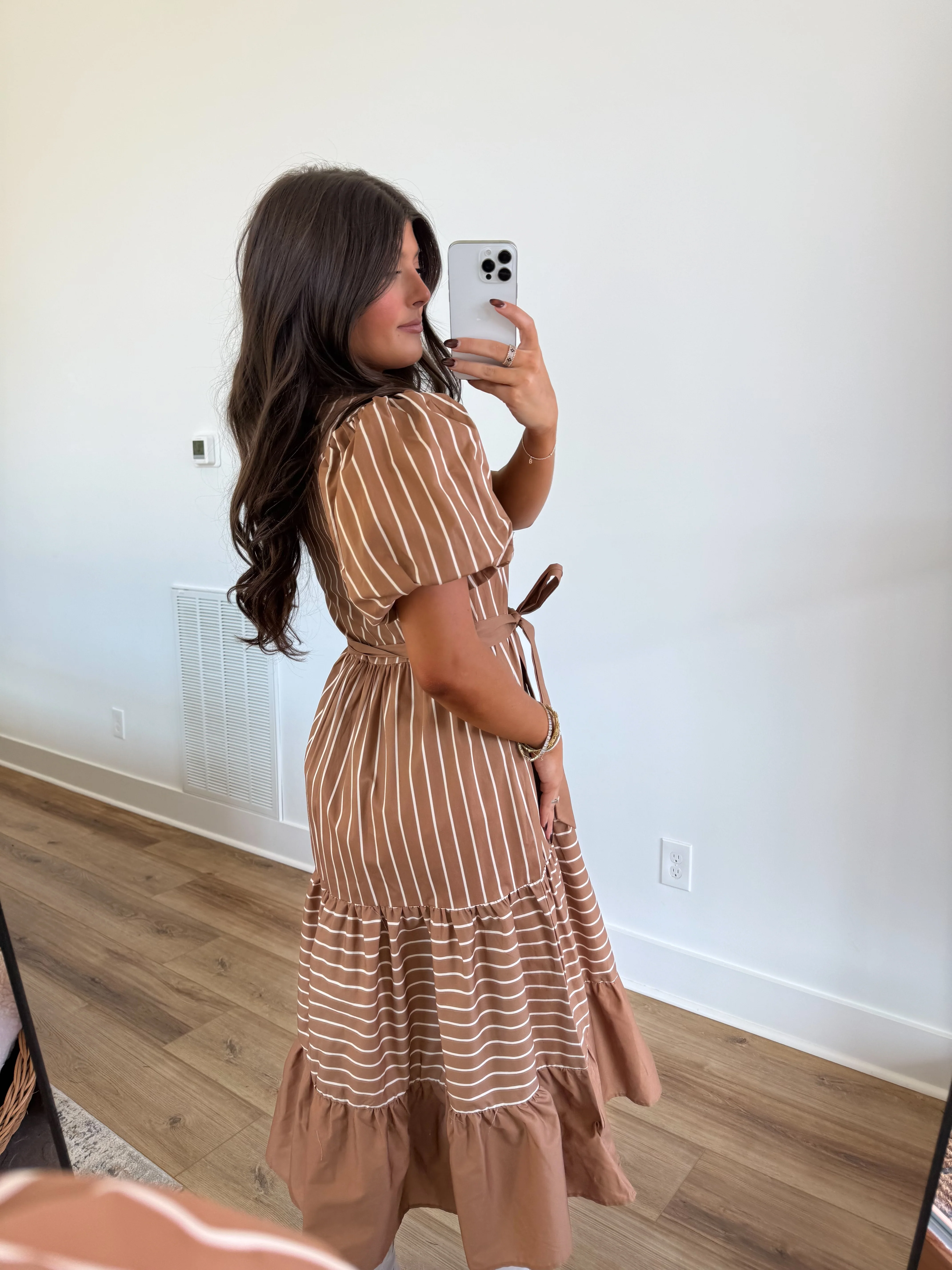 The Mocha Ribbon Dress - Image 5