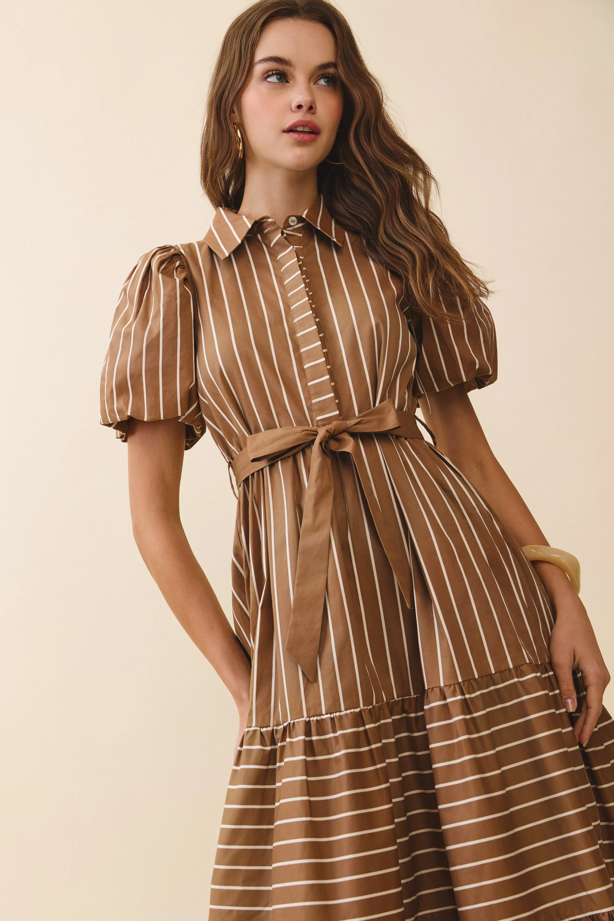 The Mocha Ribbon Dress - Image 6