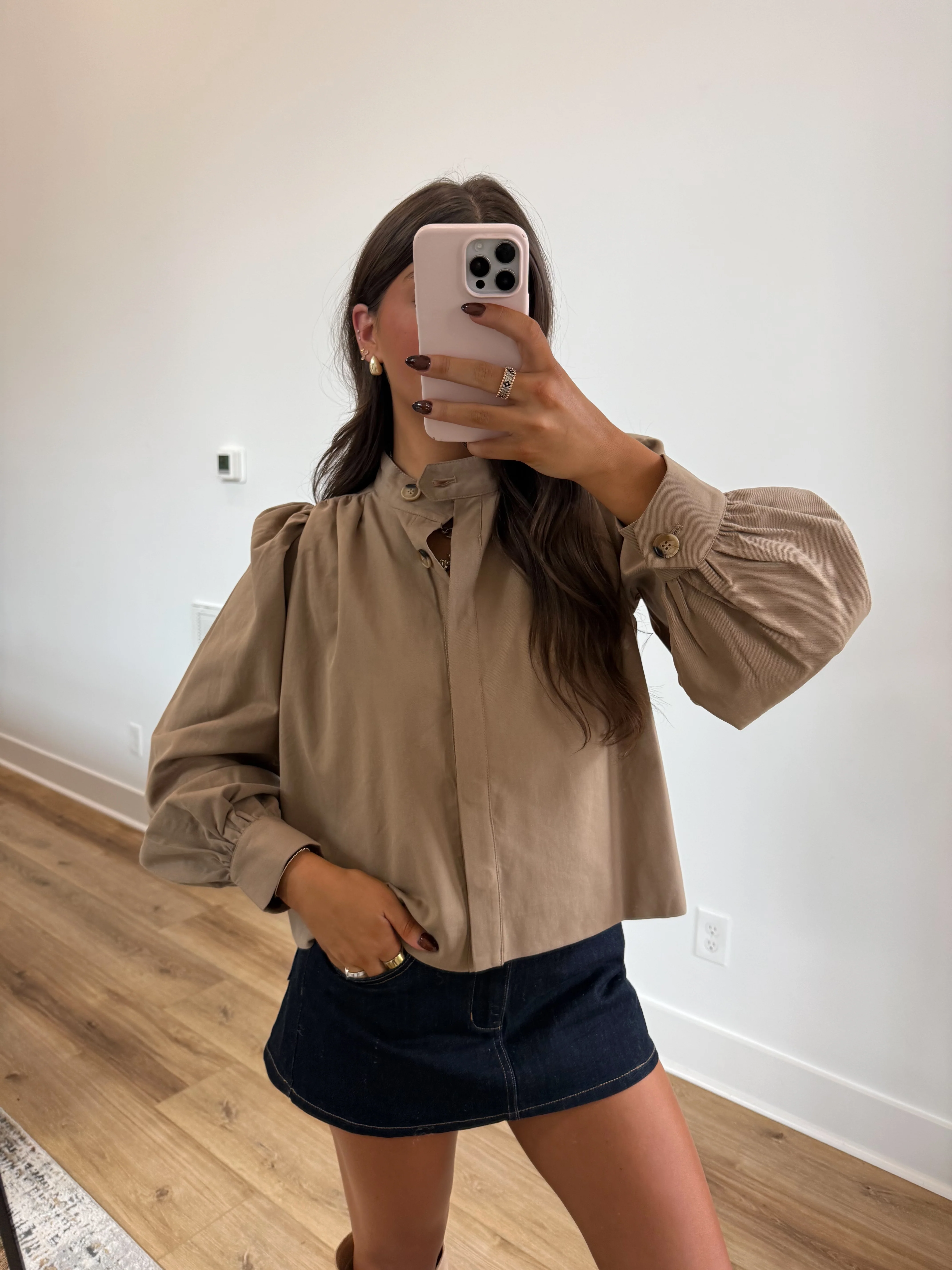 The Monroe Mini Trench Top - Image 4