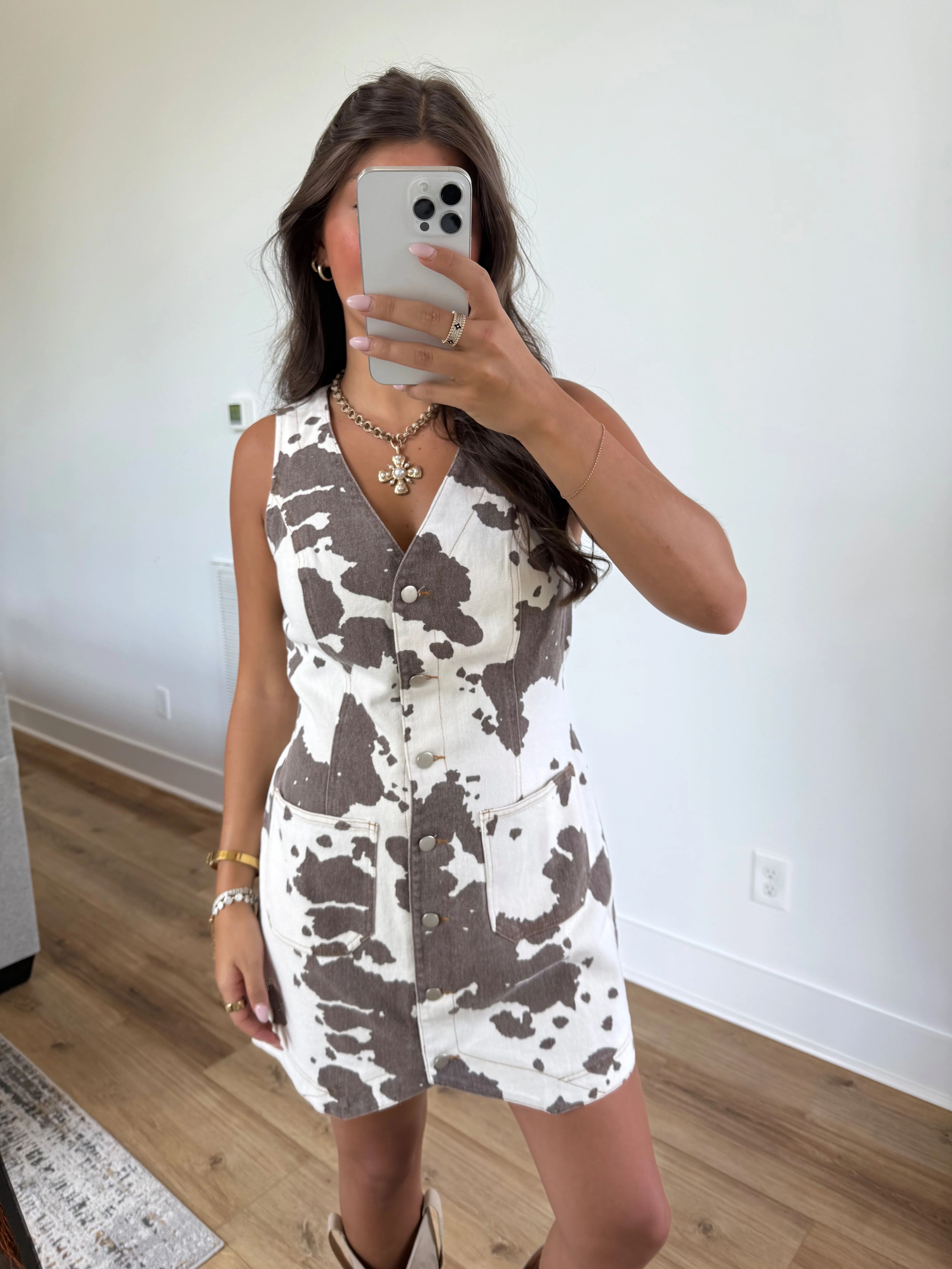 The Moo Moo Mini Dress - Image 5