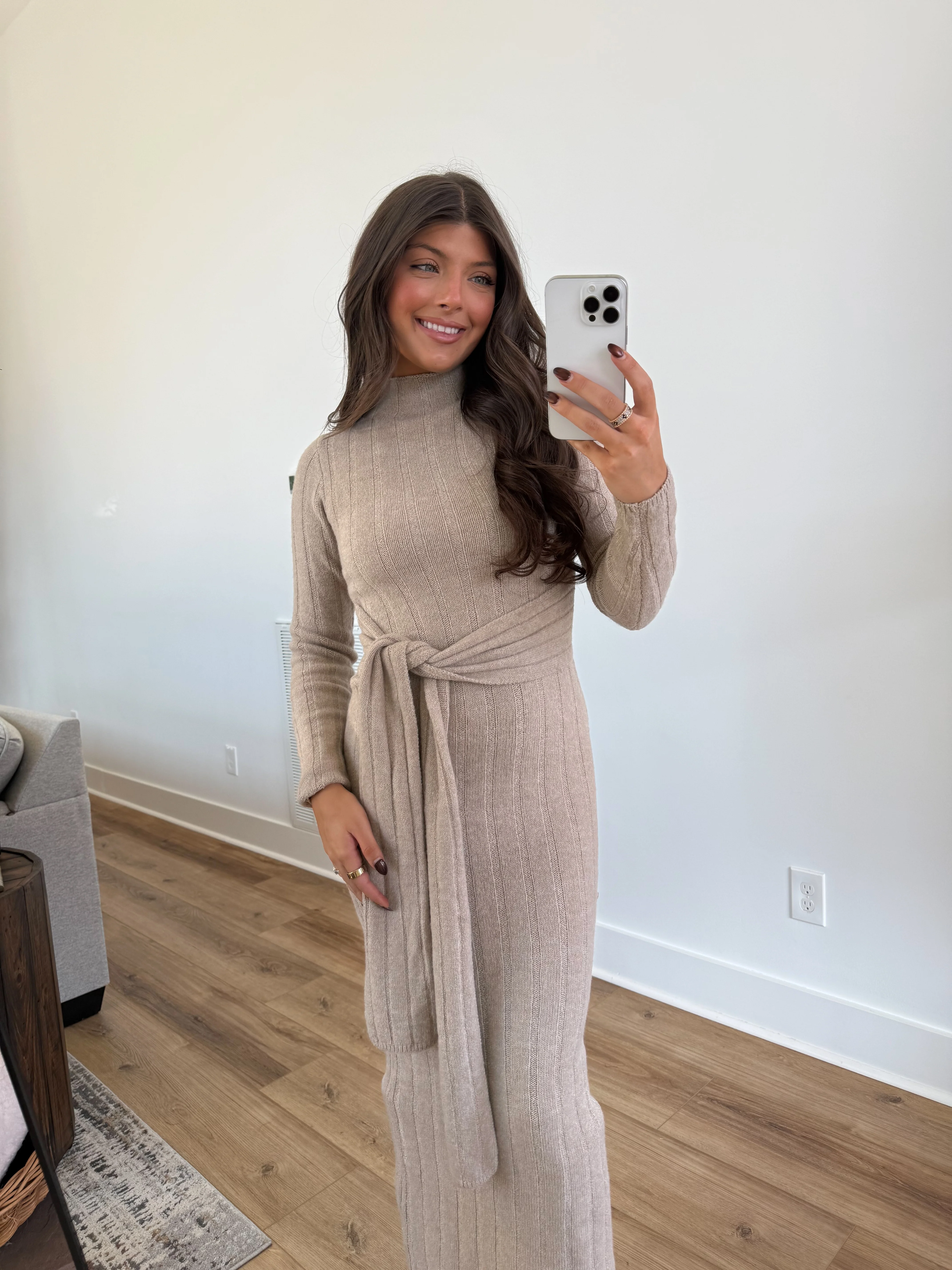 The Muse Tie Sweater Dress - Image 5