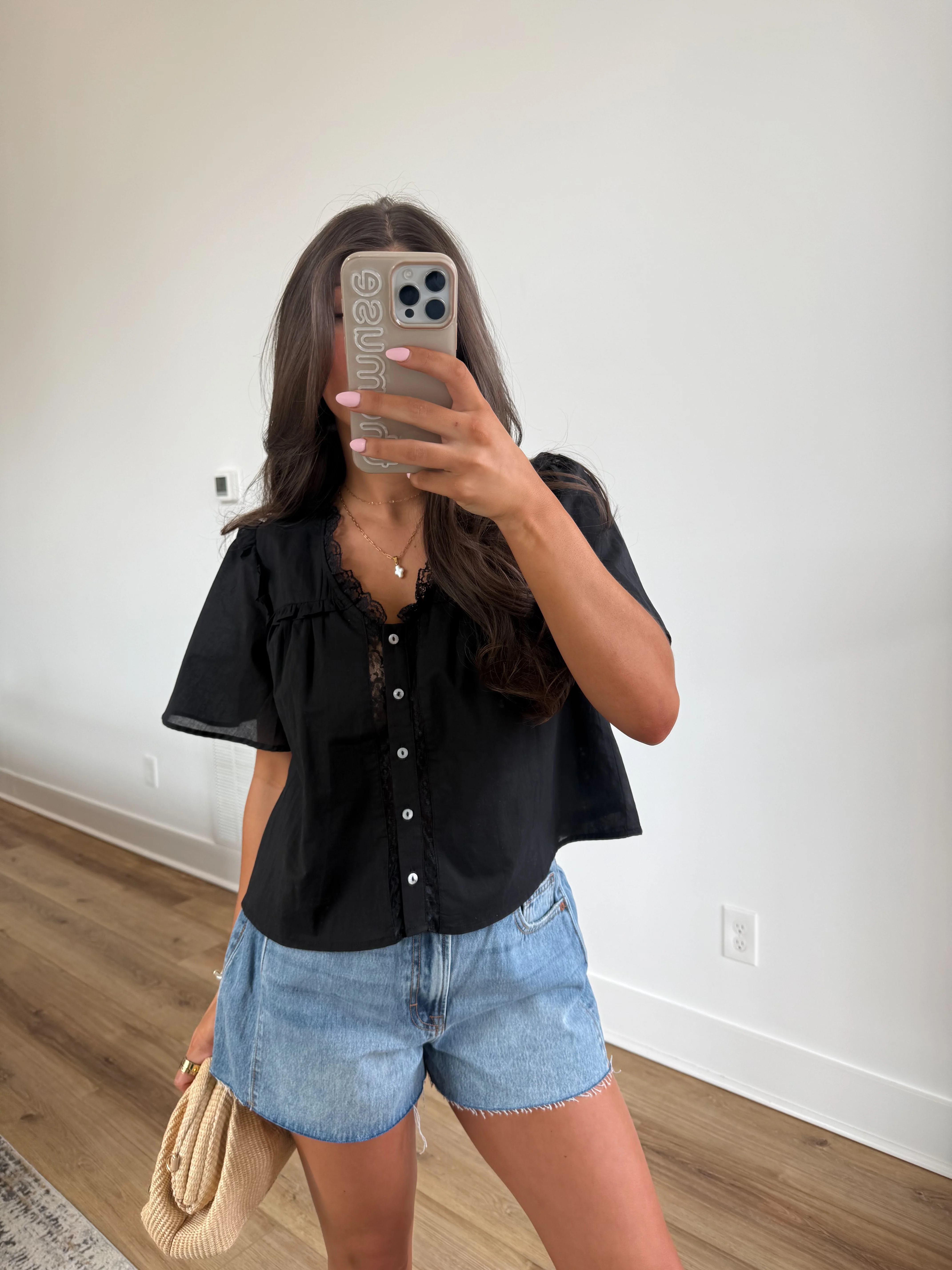 The Noir Lace Blouse (Restock) - Image 2
