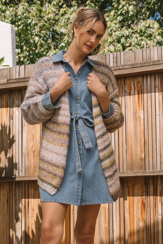 The Pastel Lines Cardigan - Image 7