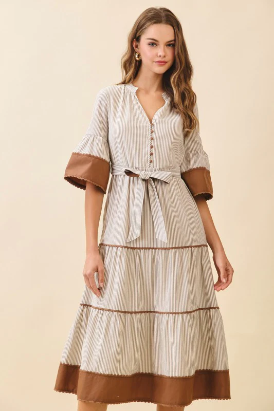 The Pecan Stripe Dress - Image 7