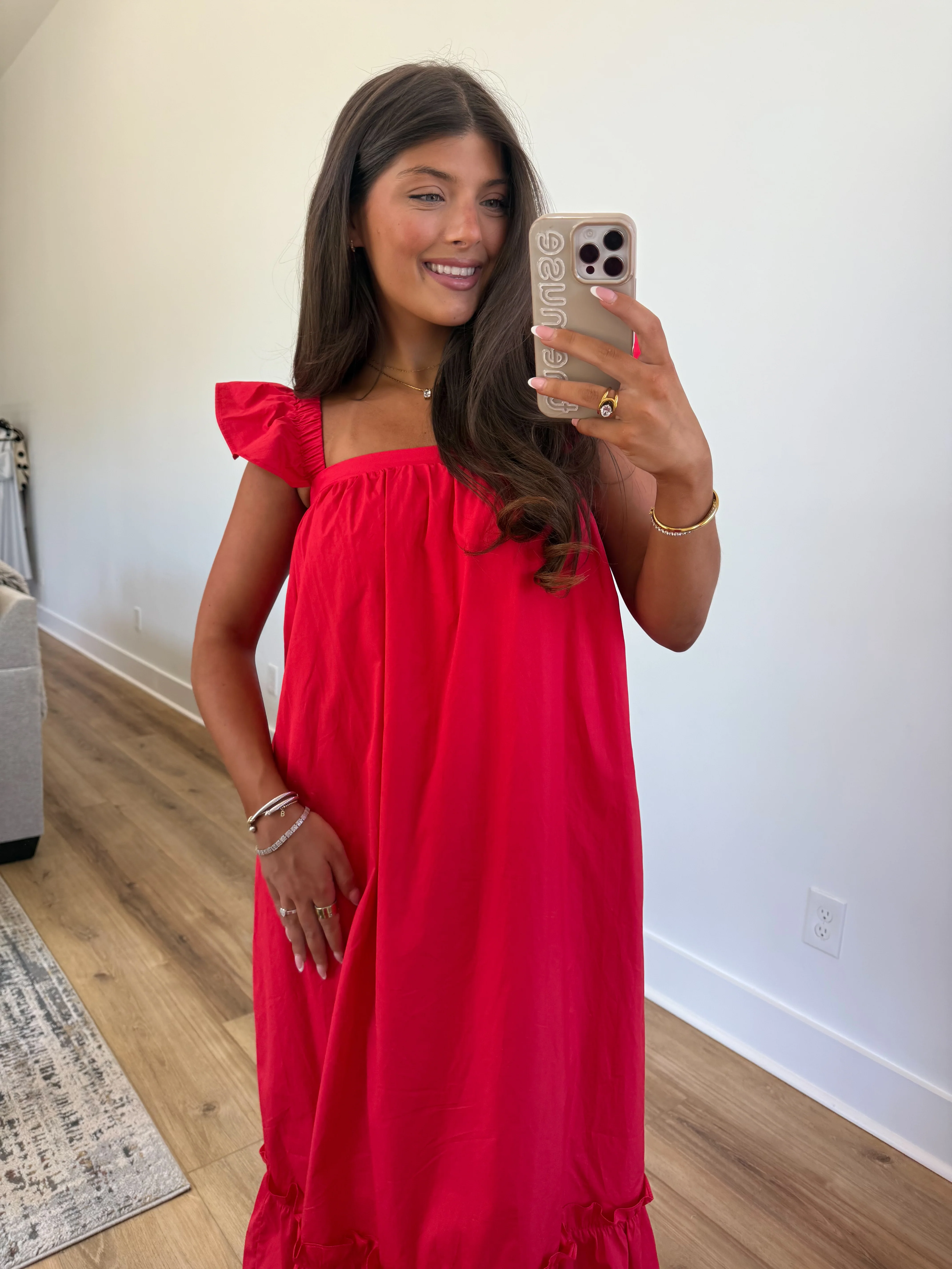 The Penelope Dress (Red) - Image 3