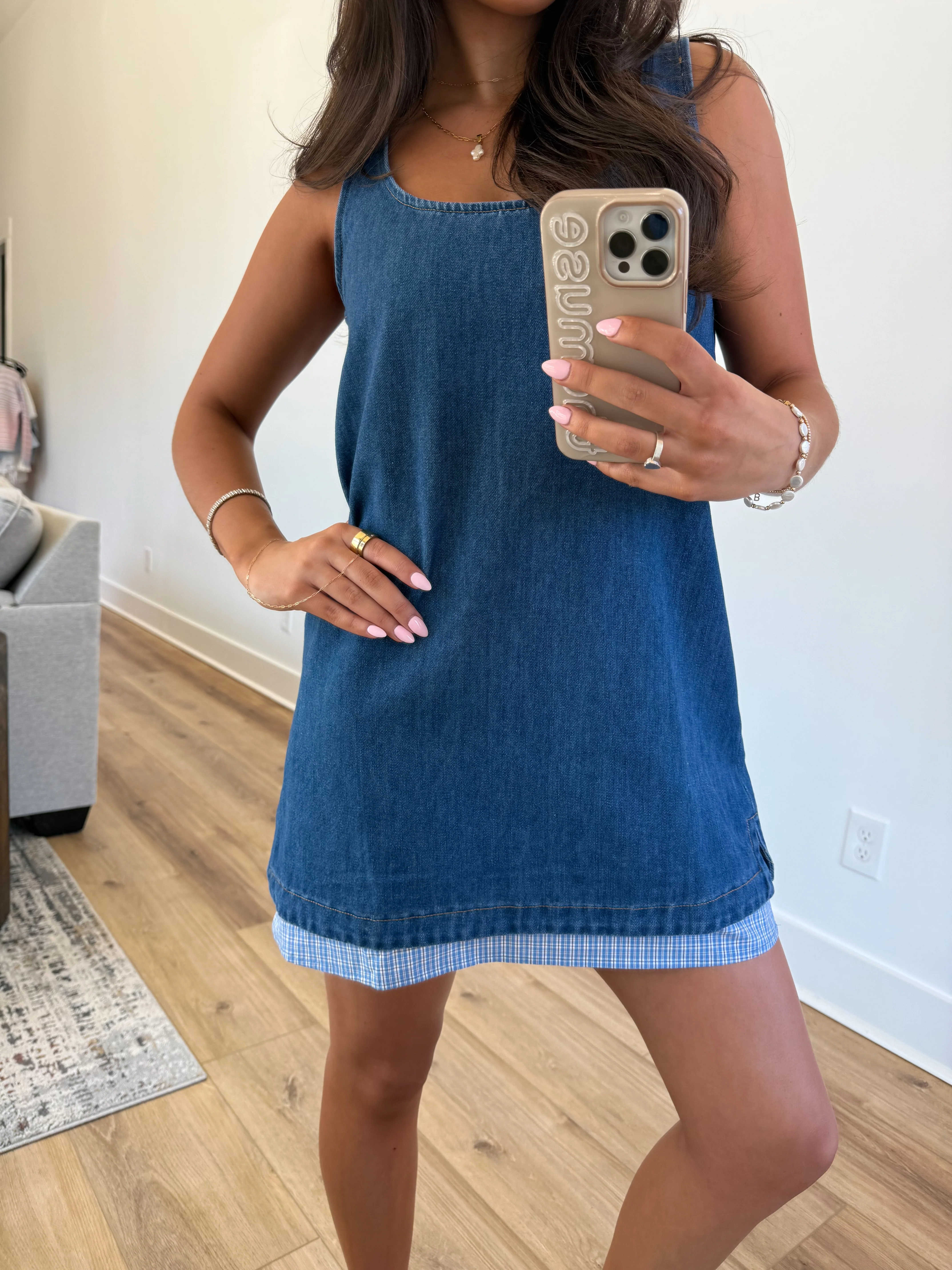 The Pippa Denim Dress(Restock) - Image 3