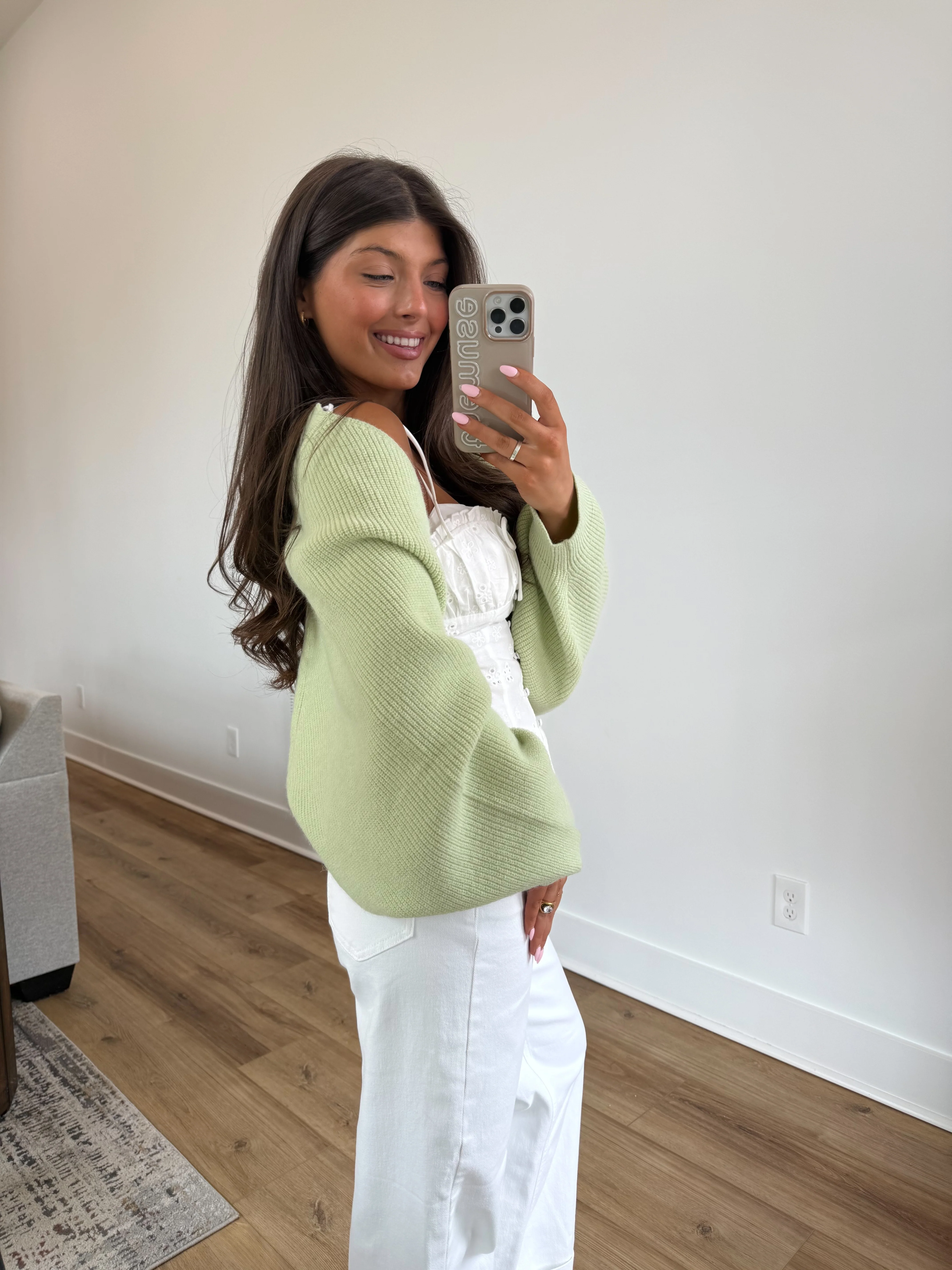 The Pistachio Cardigan Shawl (Restock) - Image 6