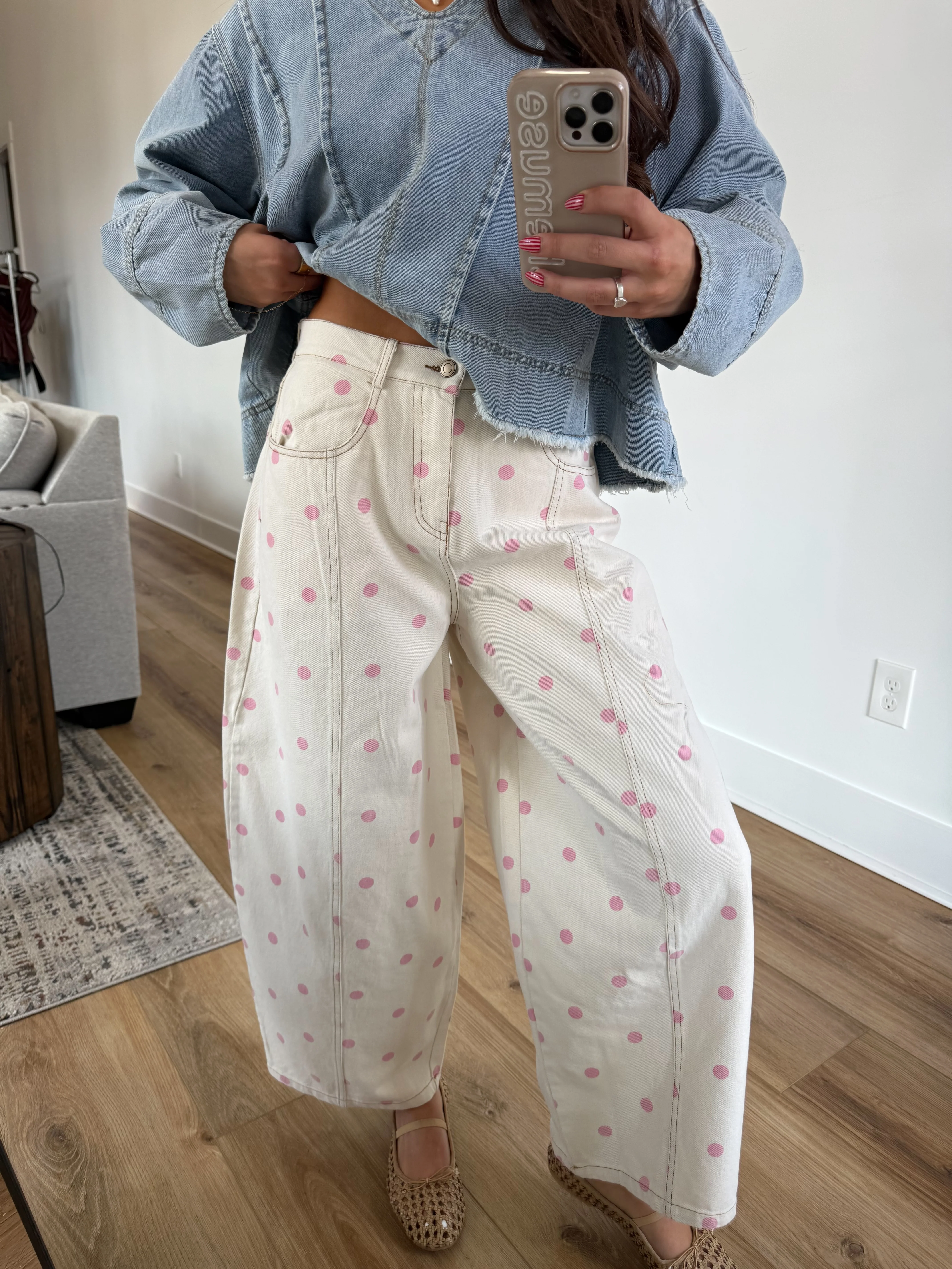 The Polly Barrel Jean (Pink) - Image 4